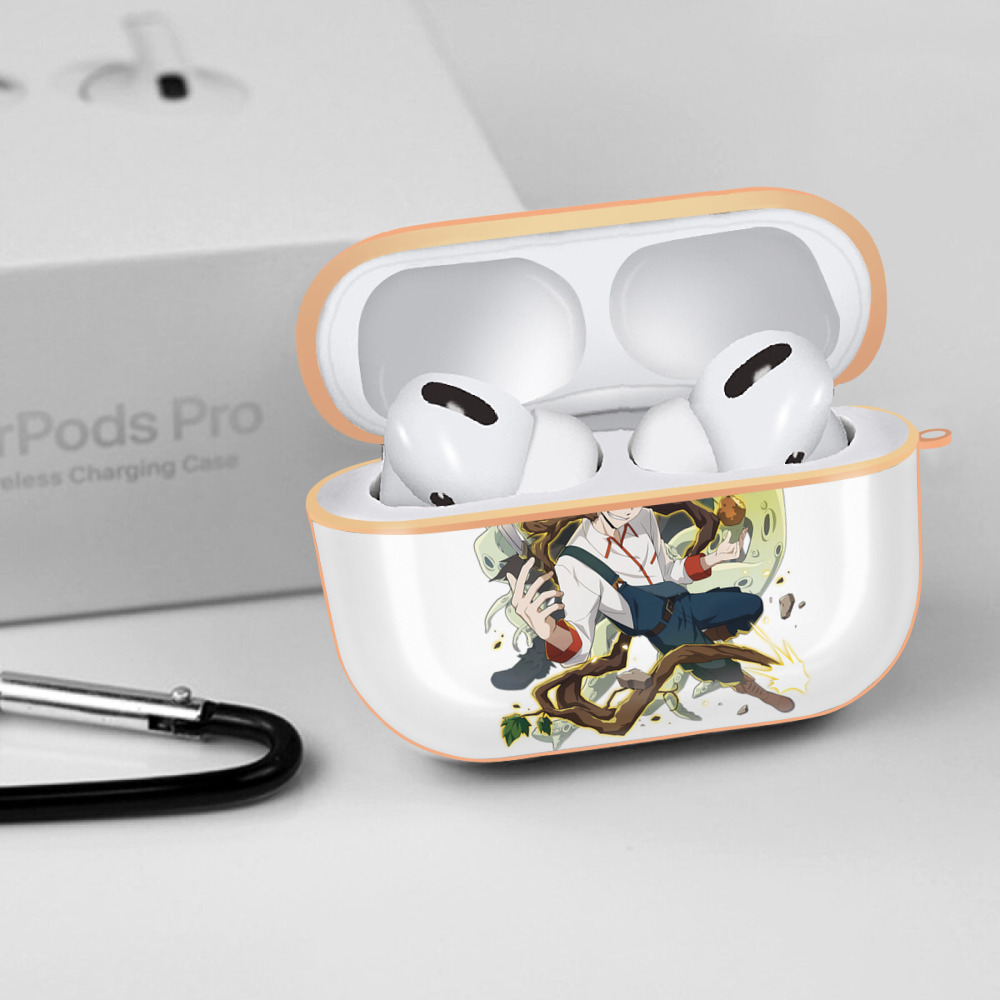 文豪ストレイドッグス Bungo Stray Dogs 【AirPods Pro用】ハードシェル保護ケース｜耐衝撃・防指紋・カラビナ付き商品仕様