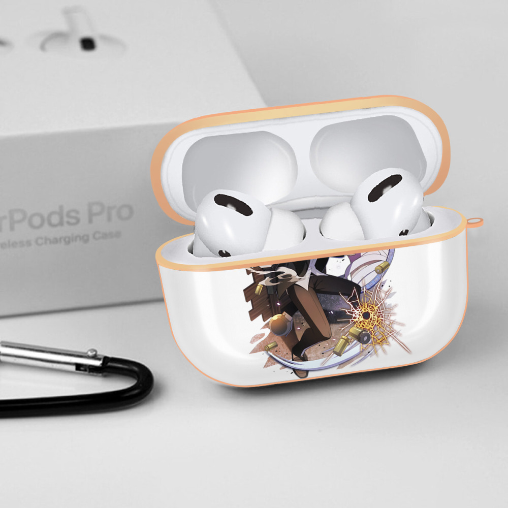 文豪ストレイドッグス Bungo Stray Dogs 【AirPods Pro用】ハードシェル保護ケース｜耐衝撃・防指紋・カラビナ付き商品仕様