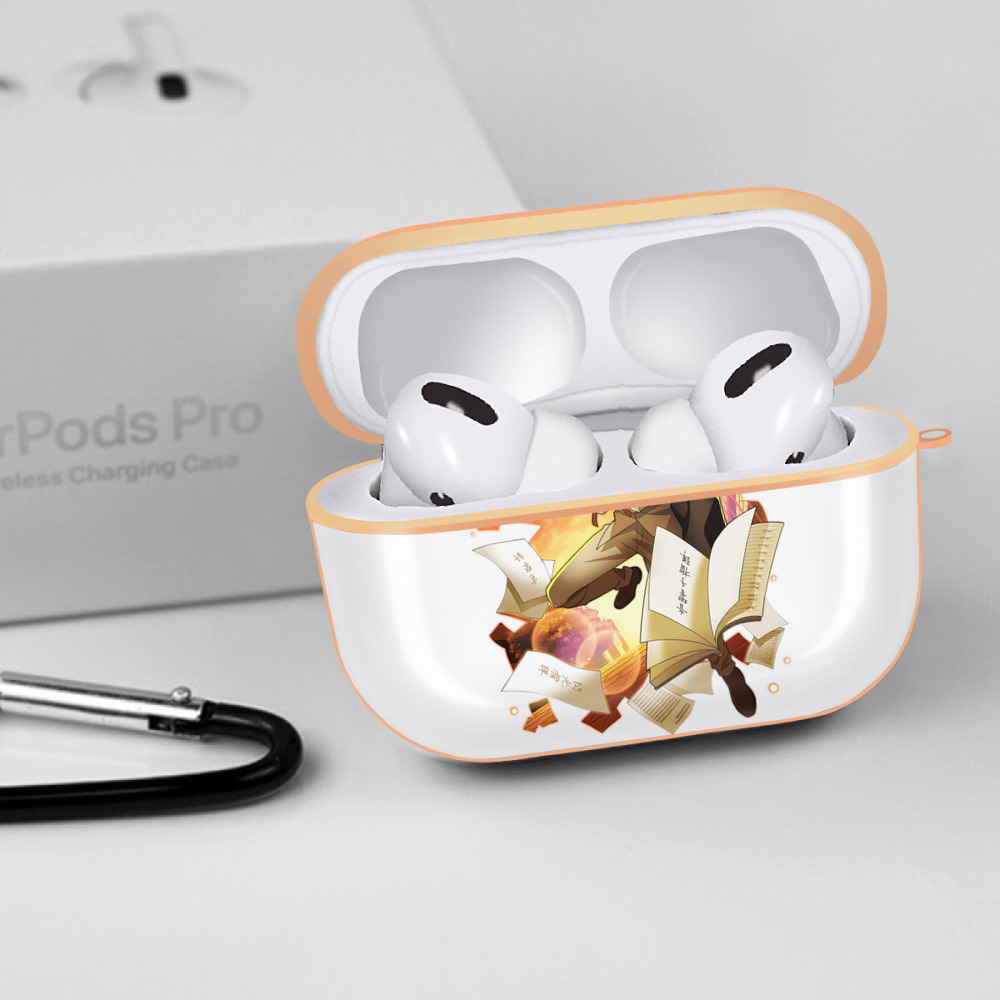 文豪ストレイドッグス Bungo Stray Dogs 【AirPods Pro用】ハードシェル保護ケース｜耐衝撃・防指紋・カラビナ付き商品仕様