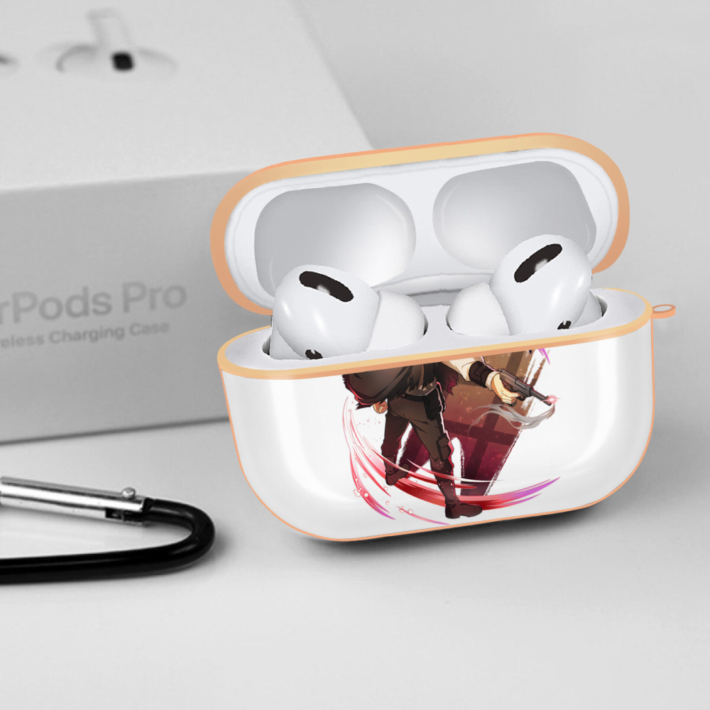 文豪ストレイドッグス Bungo Stray Dogs 【AirPods Pro用】ハードシェル保護ケース｜耐衝撃・防指紋・カラビナ付き商品仕様