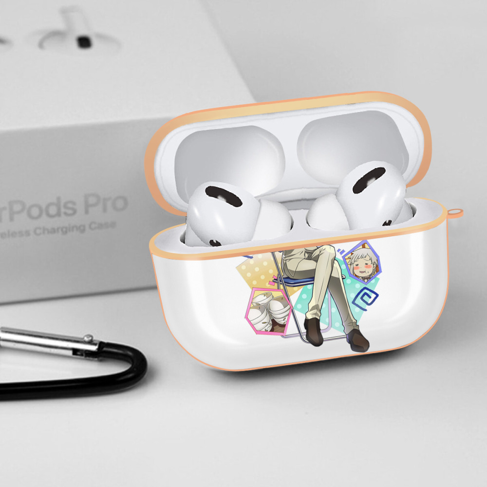 文豪ストレイドッグス Bungo Stray Dogs 【AirPods Pro用】ハードシェル保護ケース｜耐衝撃・防指紋・カラビナ付き商品仕様