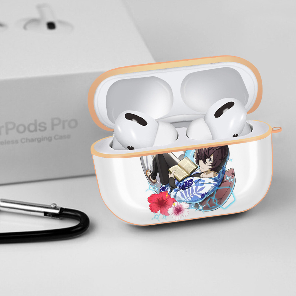 文豪ストレイドッグス Bungo Stray Dogs 【AirPods Pro用】ハードシェル保護ケース｜耐衝撃・防指紋・カラビナ付き商品仕様