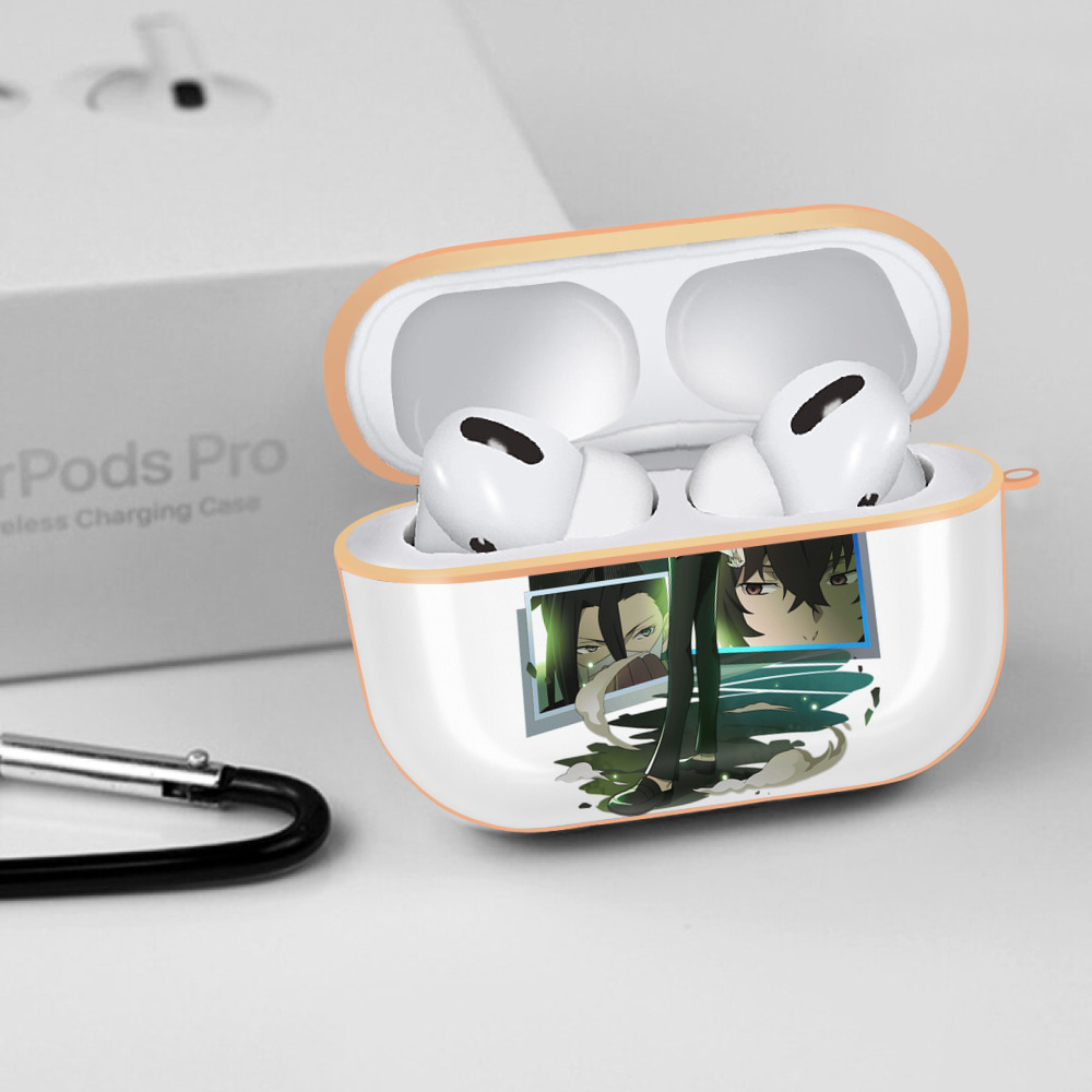 文豪ストレイドッグス Bungo Stray Dogs 【AirPods Pro用】ハードシェル保護ケース｜耐衝撃・防指紋・カラビナ付き商品仕様