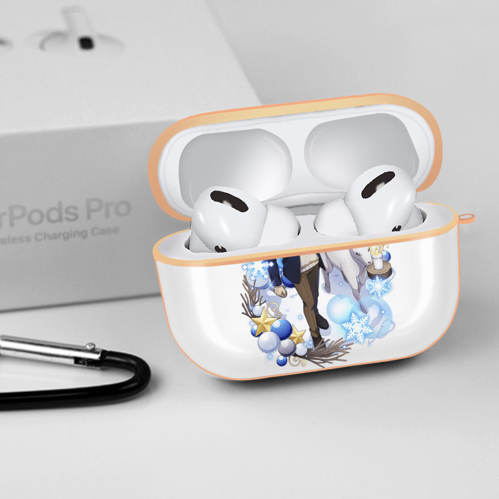 文豪ストレイドッグス Bungo Stray Dogs 【AirPods Pro用】ハードシェル保護ケース｜耐衝撃・防指紋・カラビナ付き商品仕様