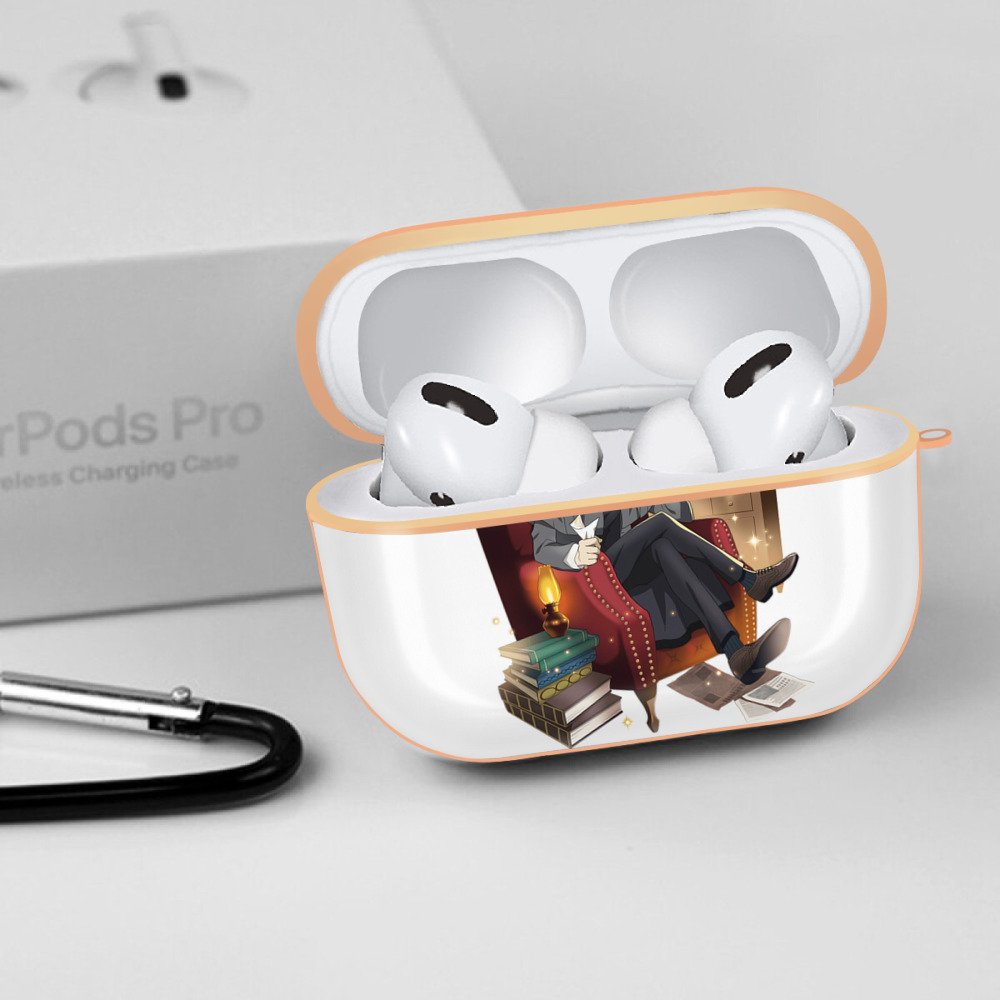 文豪ストレイドッグス Bungo Stray Dogs 【AirPods Pro用】ハードシェル保護ケース｜耐衝撃・防指紋・カラビナ付き商品仕様