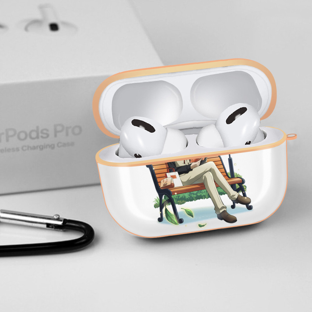文豪ストレイドッグス Bungo Stray Dogs 【AirPods Pro用】ハードシェル保護ケース｜耐衝撃・防指紋・カラビナ付き商品仕様
