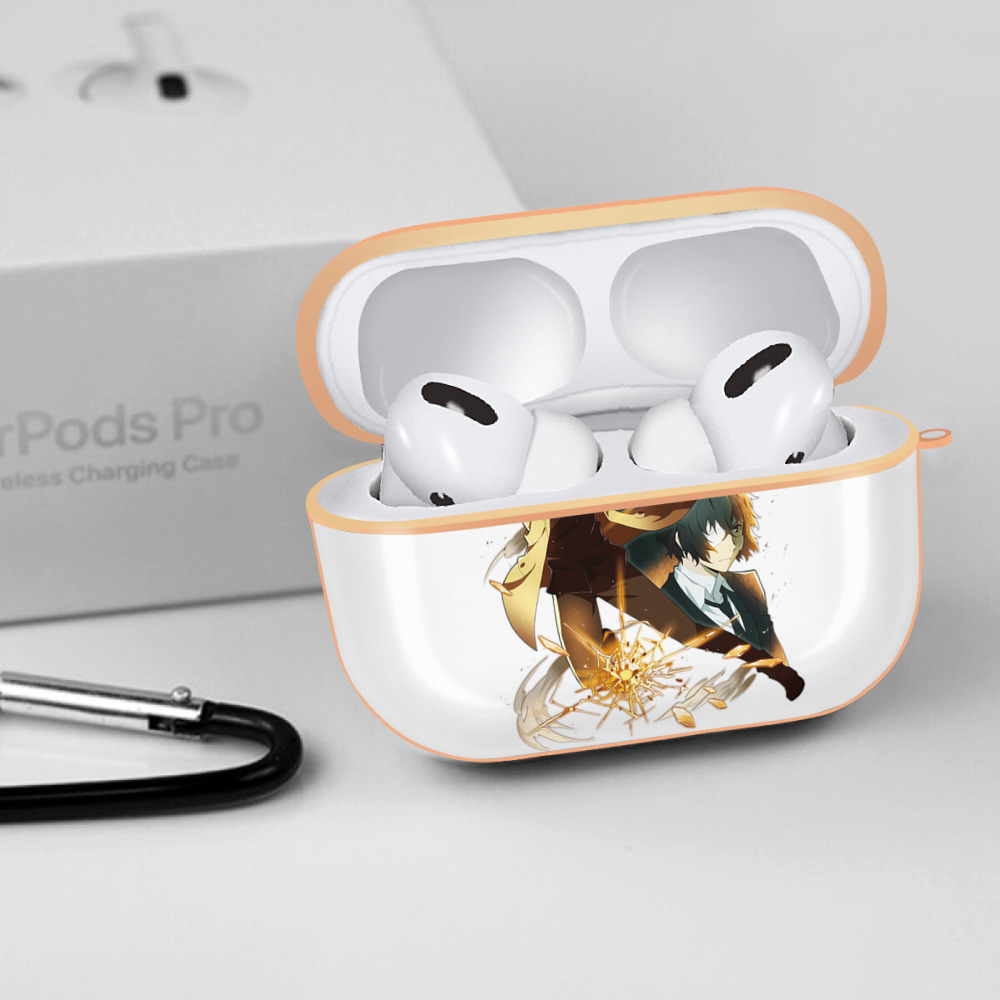 文豪ストレイドッグス Bungo Stray Dogs 【AirPods Pro用】ハードシェル保護ケース｜耐衝撃・防指紋・カラビナ付き商品仕様
