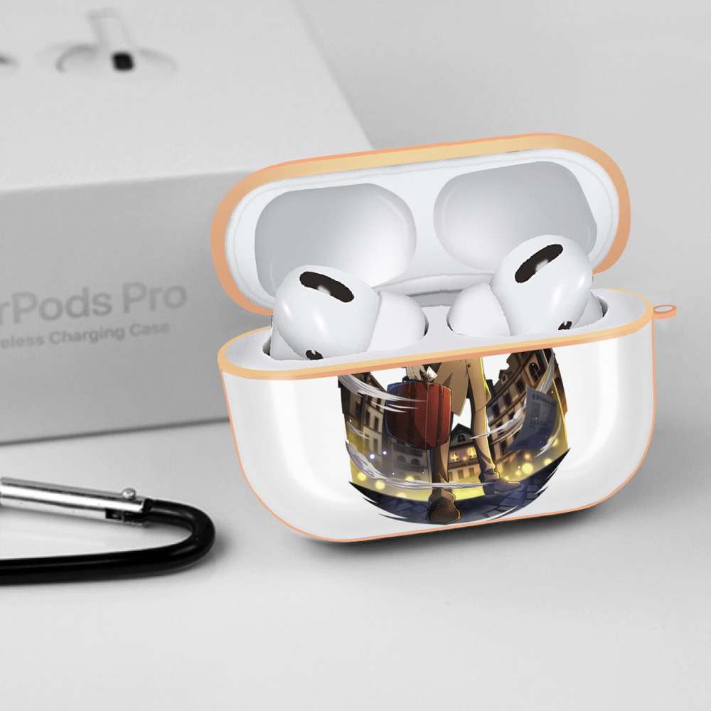 文豪ストレイドッグス Bungo Stray Dogs 【AirPods Pro用】ハードシェル保護ケース｜耐衝撃・防指紋・カラビナ付き商品仕様