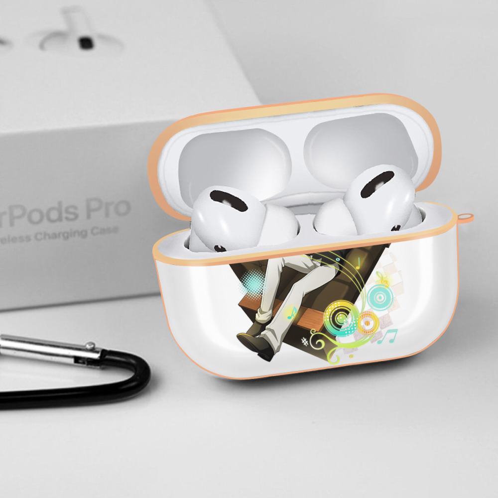 文豪ストレイドッグス Bungo Stray Dogs 【AirPods Pro用】ハードシェル保護ケース｜耐衝撃・防指紋・カラビナ付き商品仕様