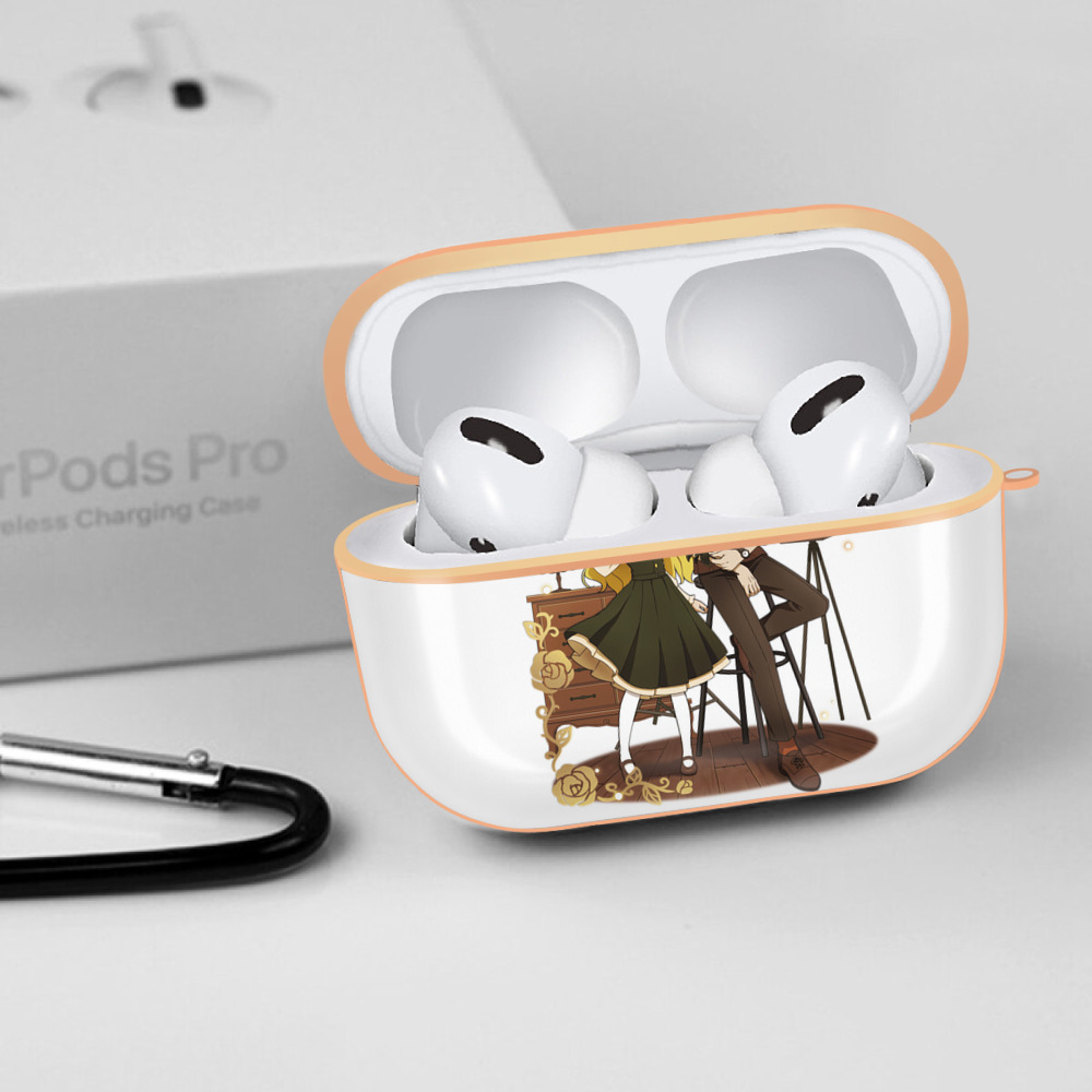 文豪ストレイドッグス Bungo Stray Dogs 【AirPods Pro用】ハードシェル保護ケース｜耐衝撃・防指紋・カラビナ付き商品仕様