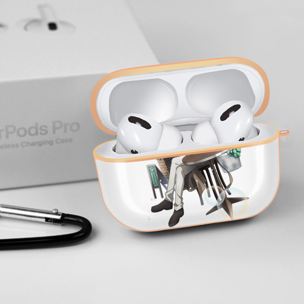 文豪ストレイドッグス Bungo Stray Dogs 【AirPods Pro用】ハードシェル保護ケース｜耐衝撃・防指紋・カラビナ付き商品仕様