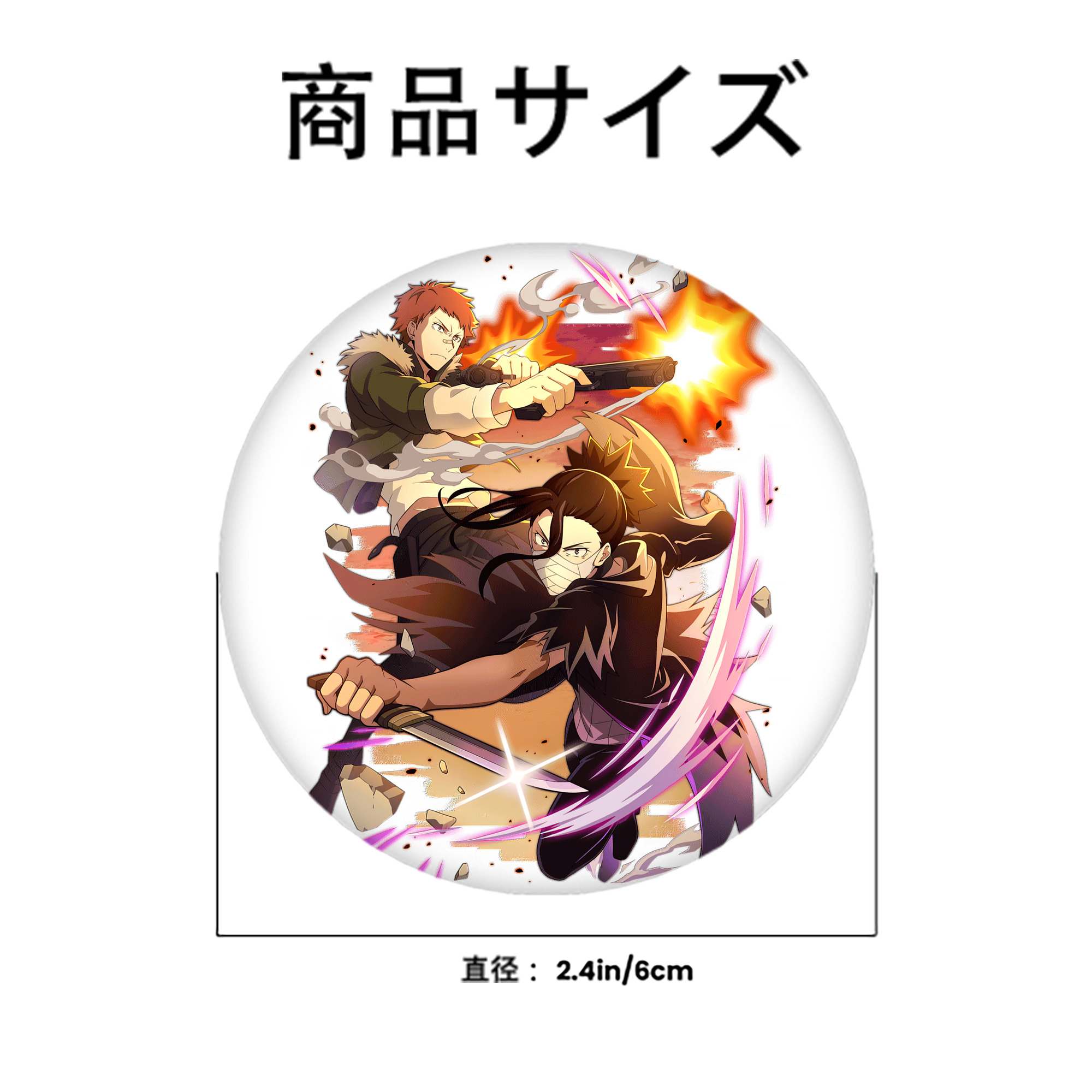 文豪ストレイドッグス Bungo Stray Dogs 6cm 缶バッジ 複数セット