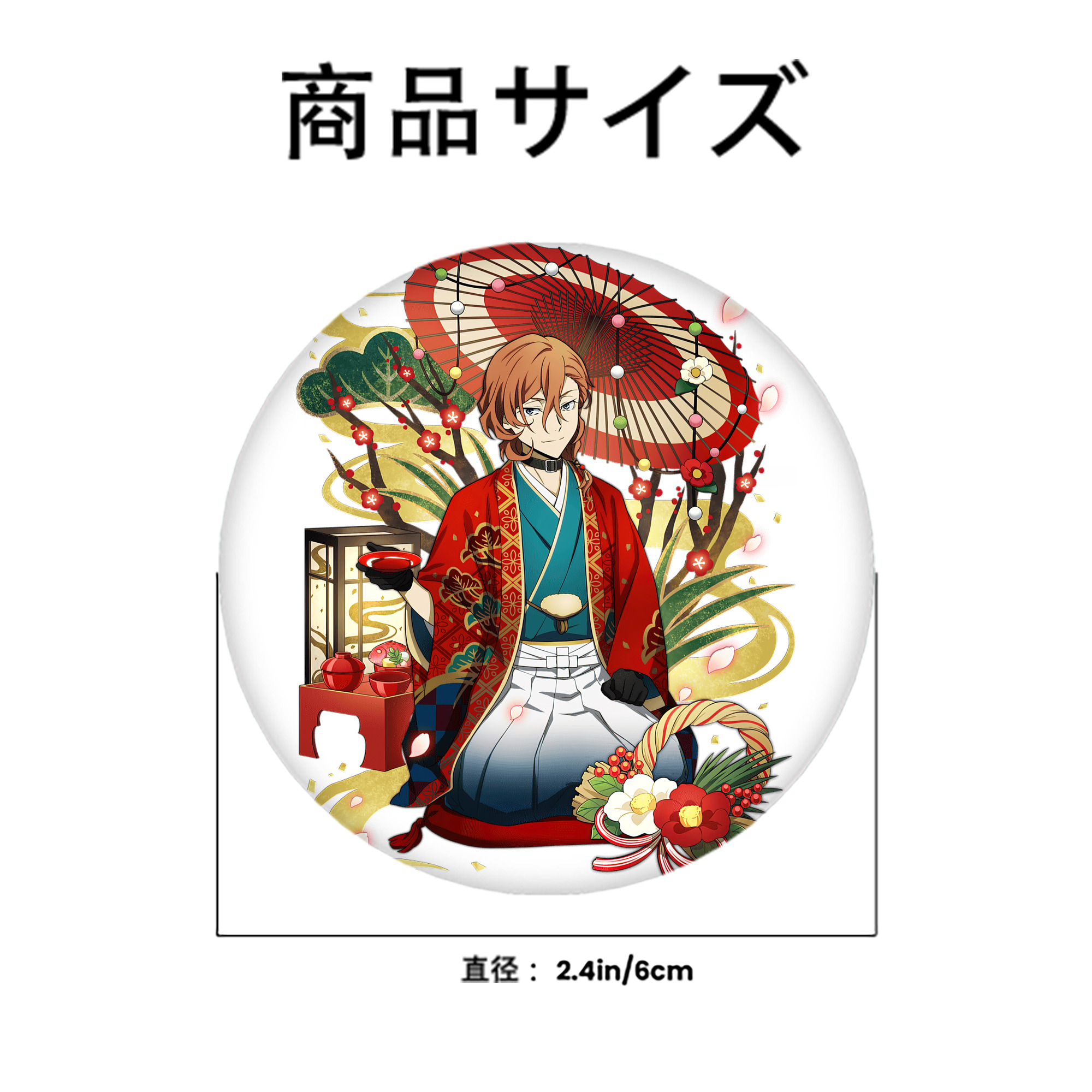 文豪ストレイドッグス Bungo Stray Dogs 6cm 缶バッジ 複数セット