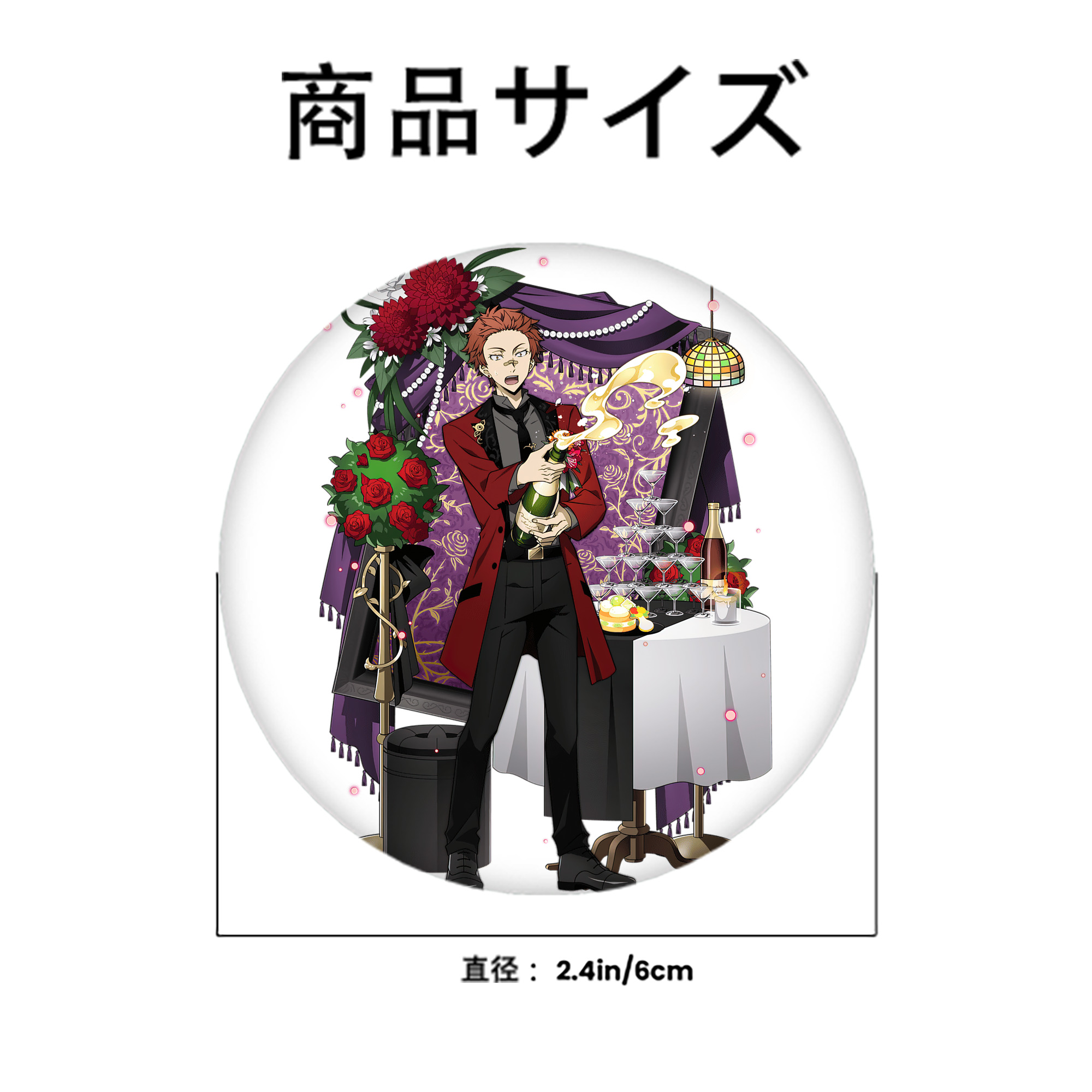 文豪ストレイドッグス Bungo Stray Dogs 6cm 缶バッジ 複数セット