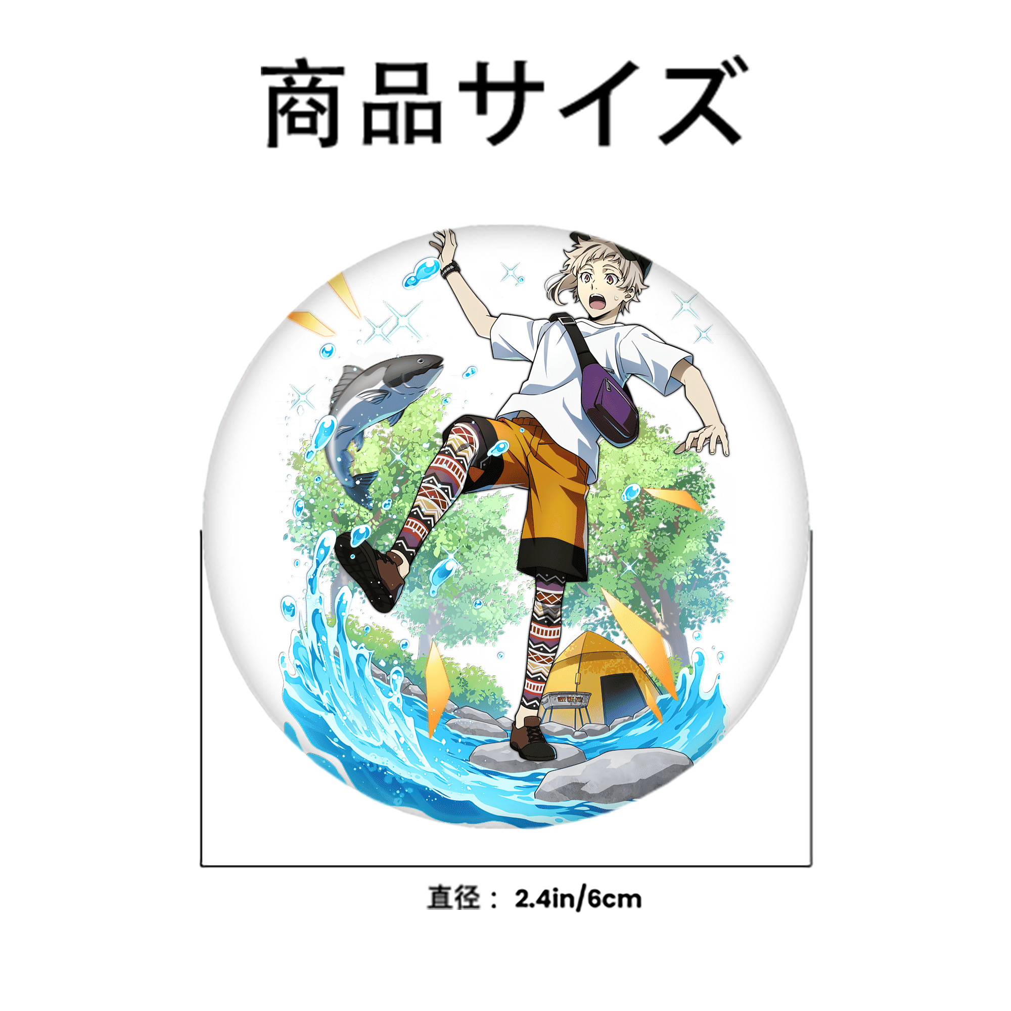 文豪ストレイドッグス Bungo Stray Dogs 6cm 缶バッジ 複数セット
