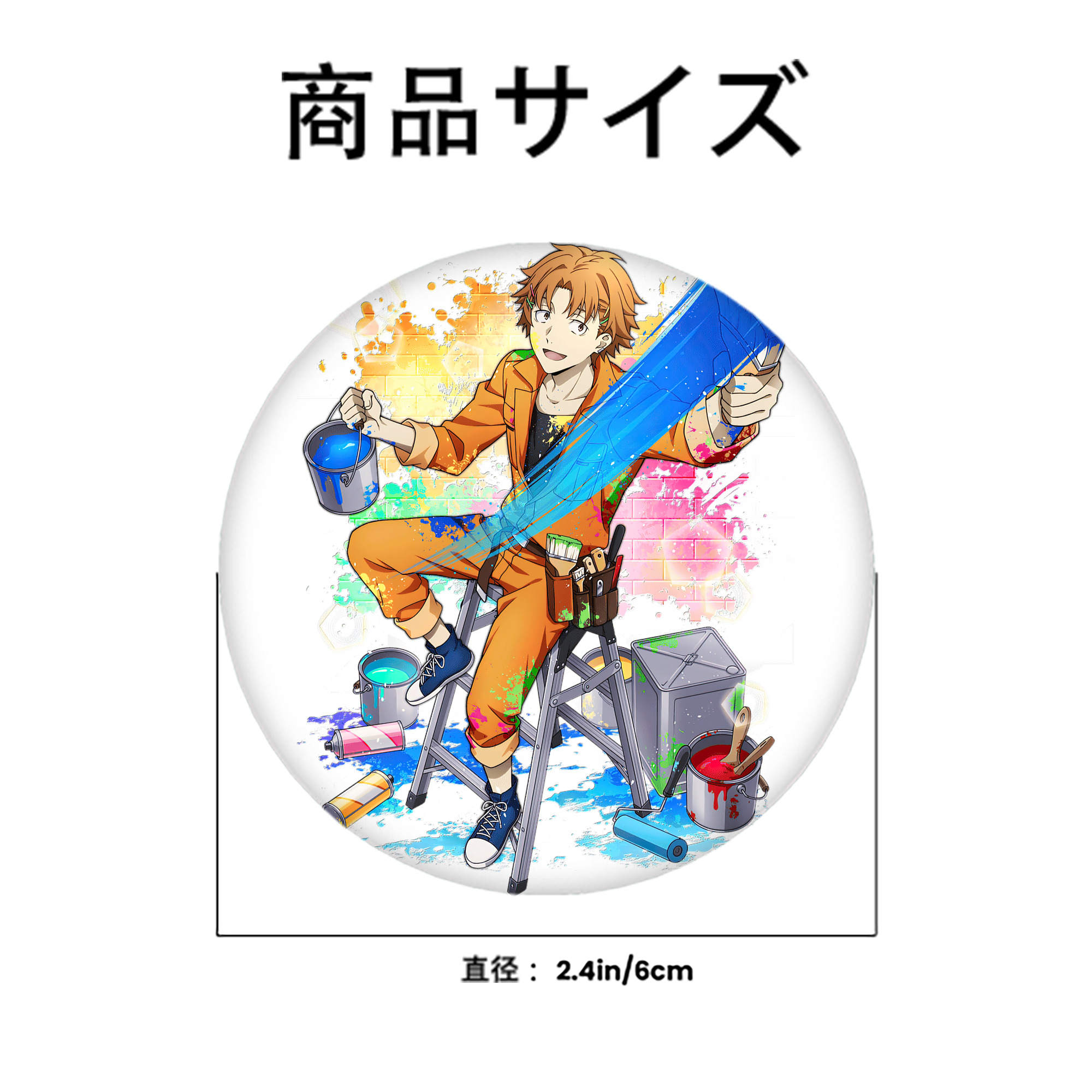 文豪ストレイドッグス Bungo Stray Dogs 6cm 缶バッジ 複数セット