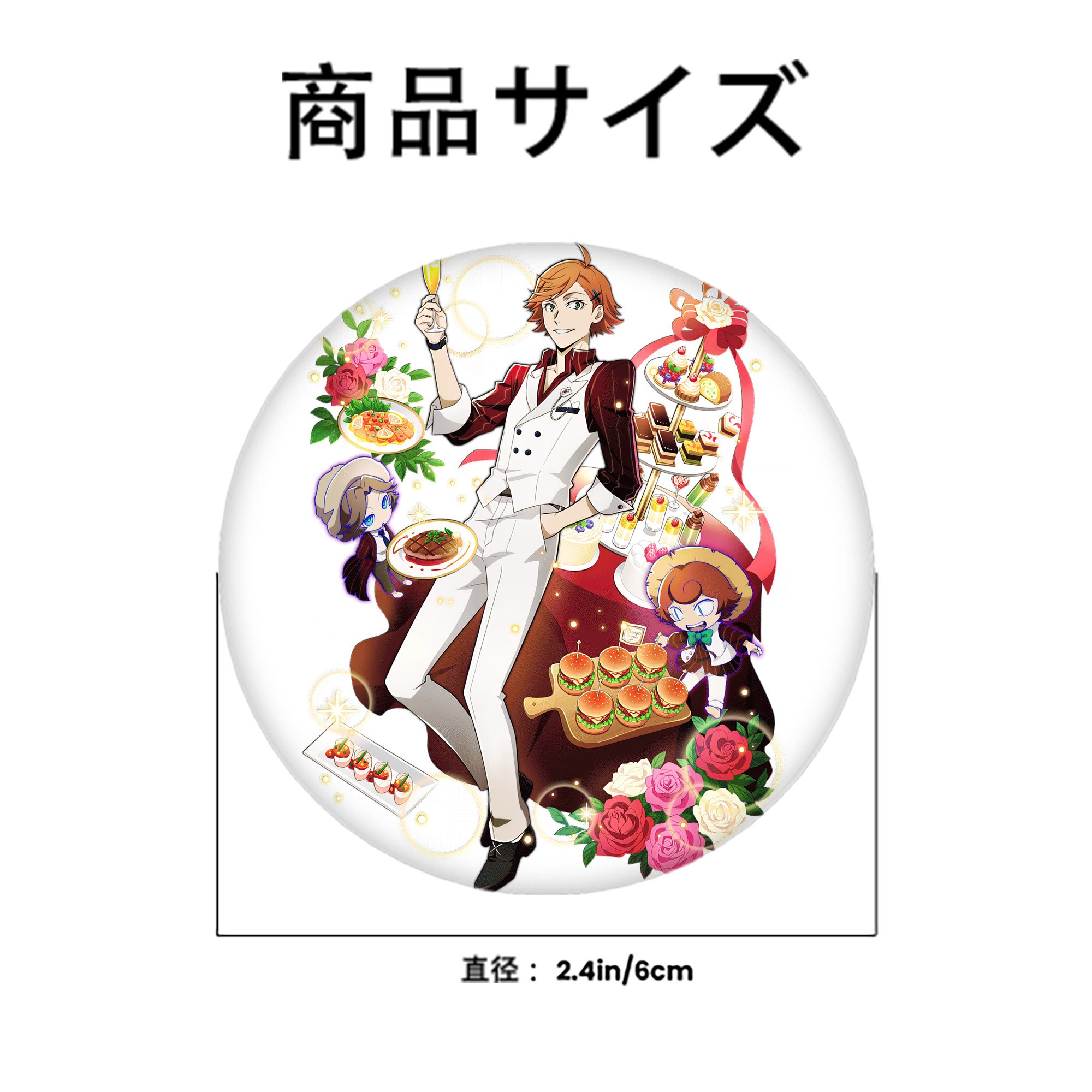 文豪ストレイドッグス Bungo Stray Dogs 6cm 缶バッジ 複数セット