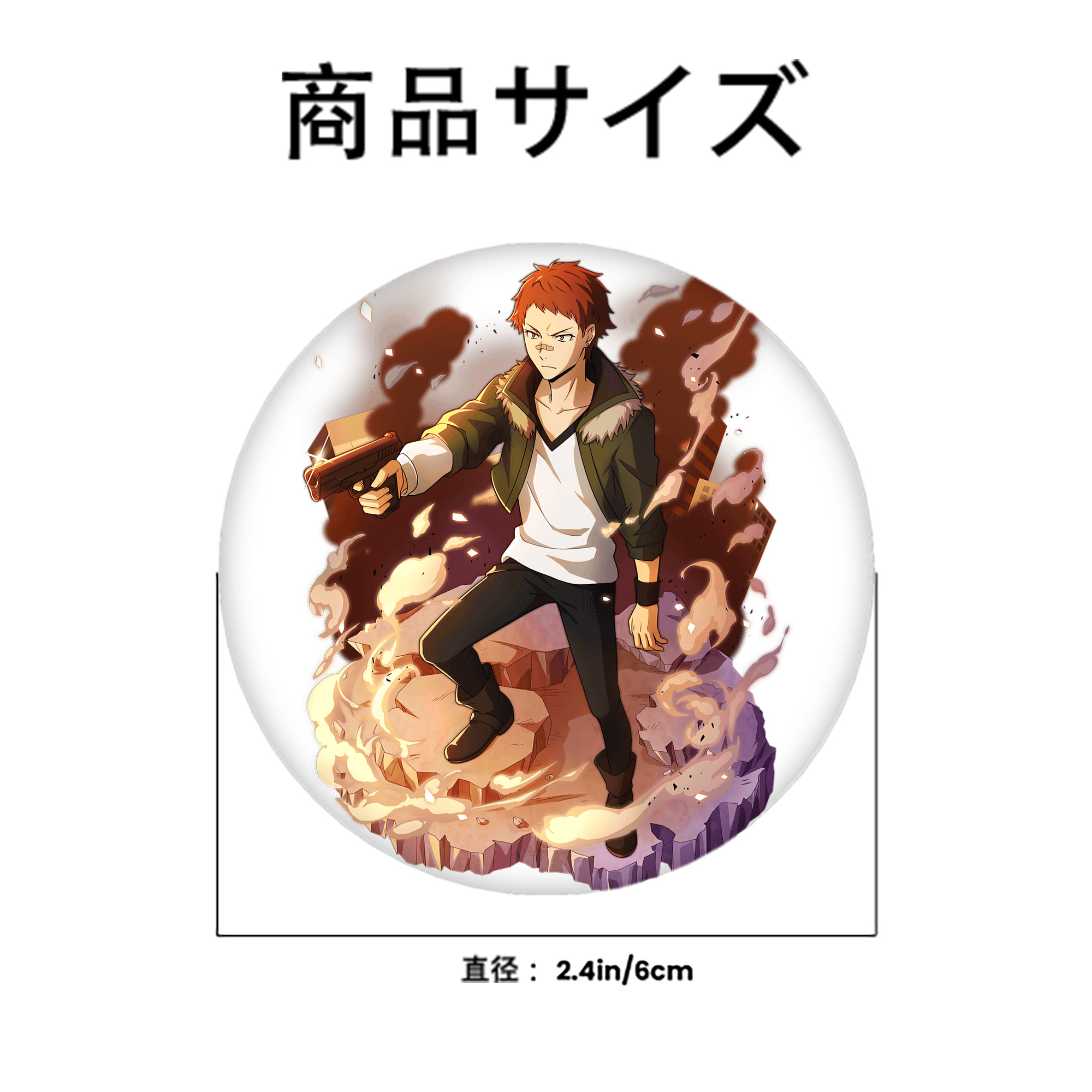 文豪ストレイドッグス Bungo Stray Dogs 6cm 缶バッジ 複数セット