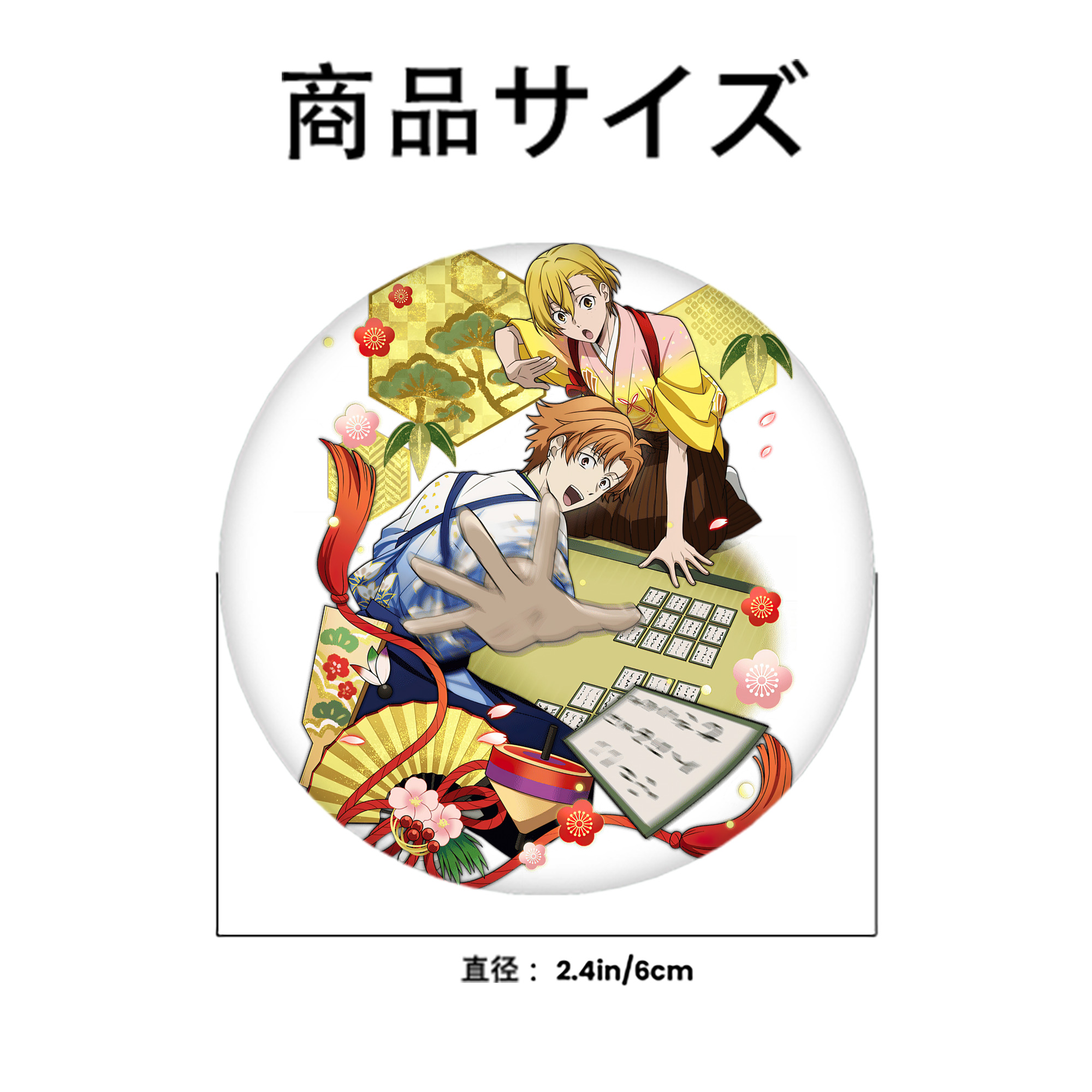 文豪ストレイドッグス Bungo Stray Dogs 6cm 缶バッジ 複数セット