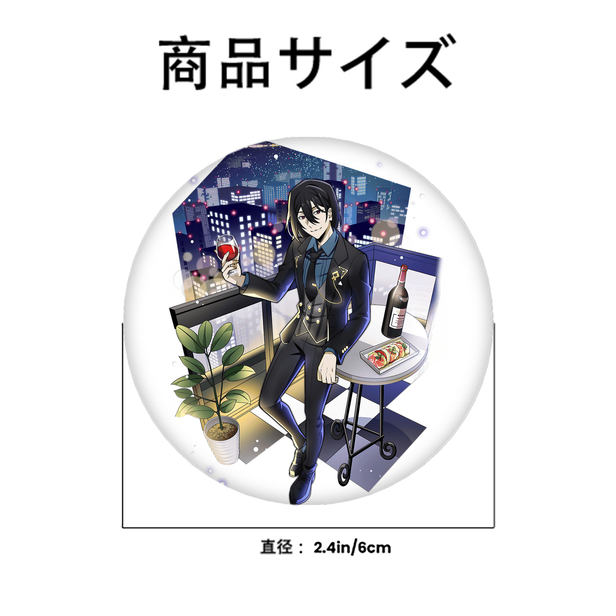 文豪ストレイドッグス Bungo Stray Dogs 6cm 缶バッジ 複数セット