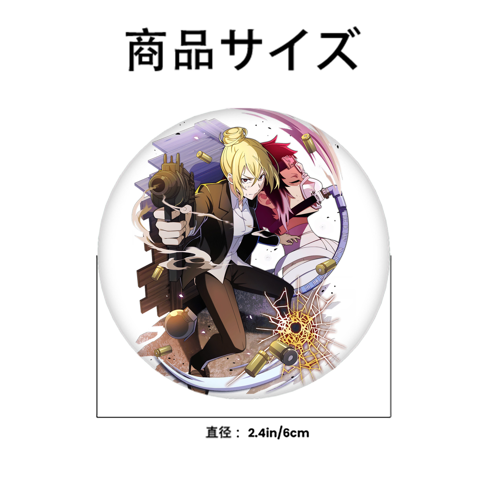 文豪ストレイドッグス Bungo Stray Dogs 6cm 缶バッジ 複数セット