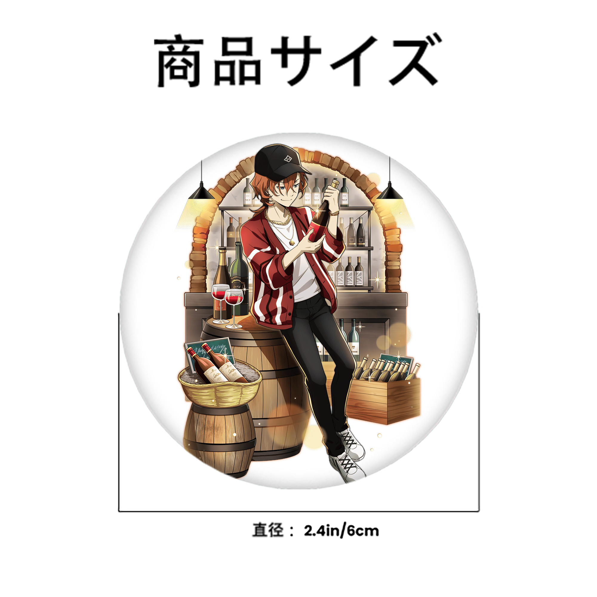 文豪ストレイドッグス Bungo Stray Dogs 6cm 缶バッジ 複数セット