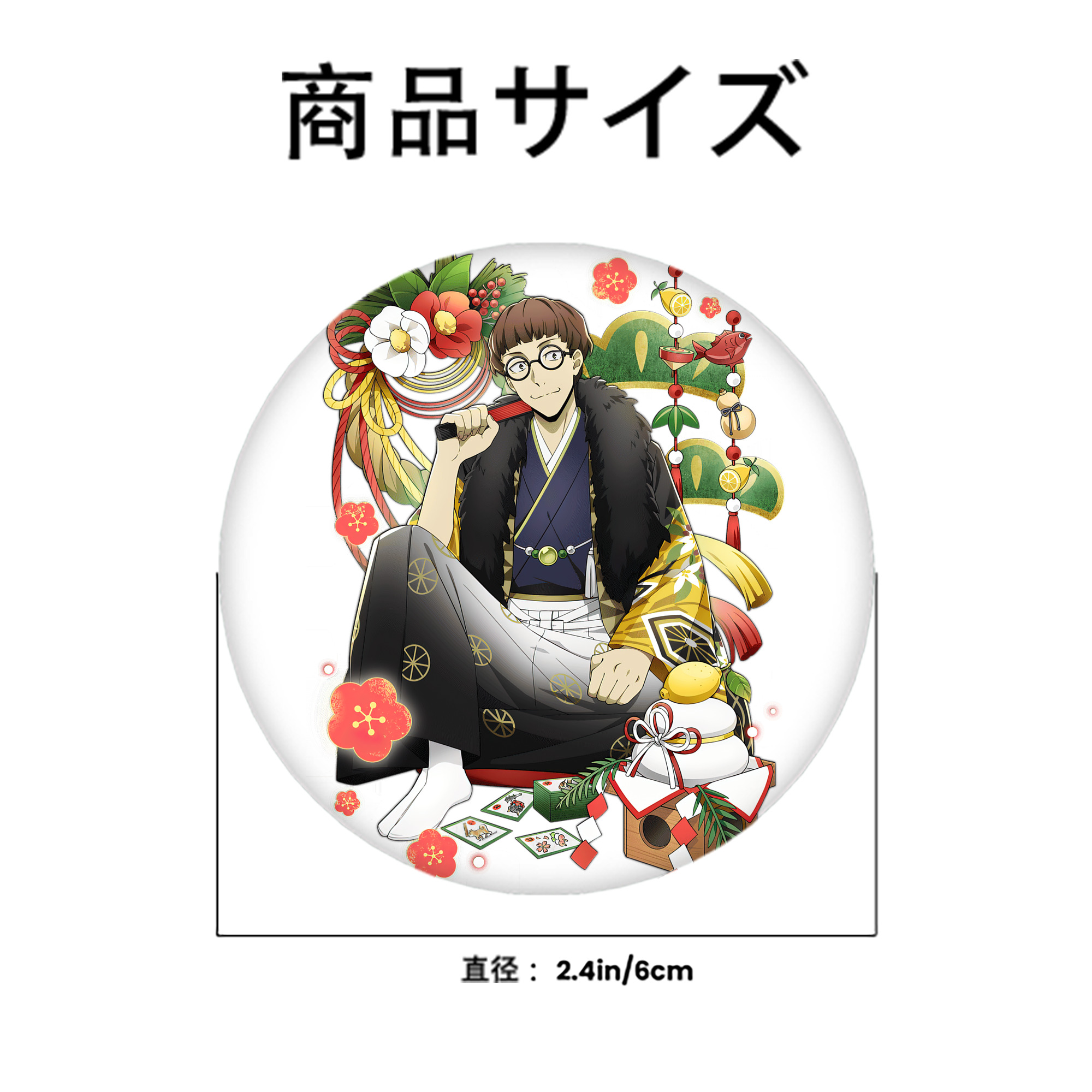 文豪ストレイドッグス Bungo Stray Dogs 6cm 缶バッジ 複数セット