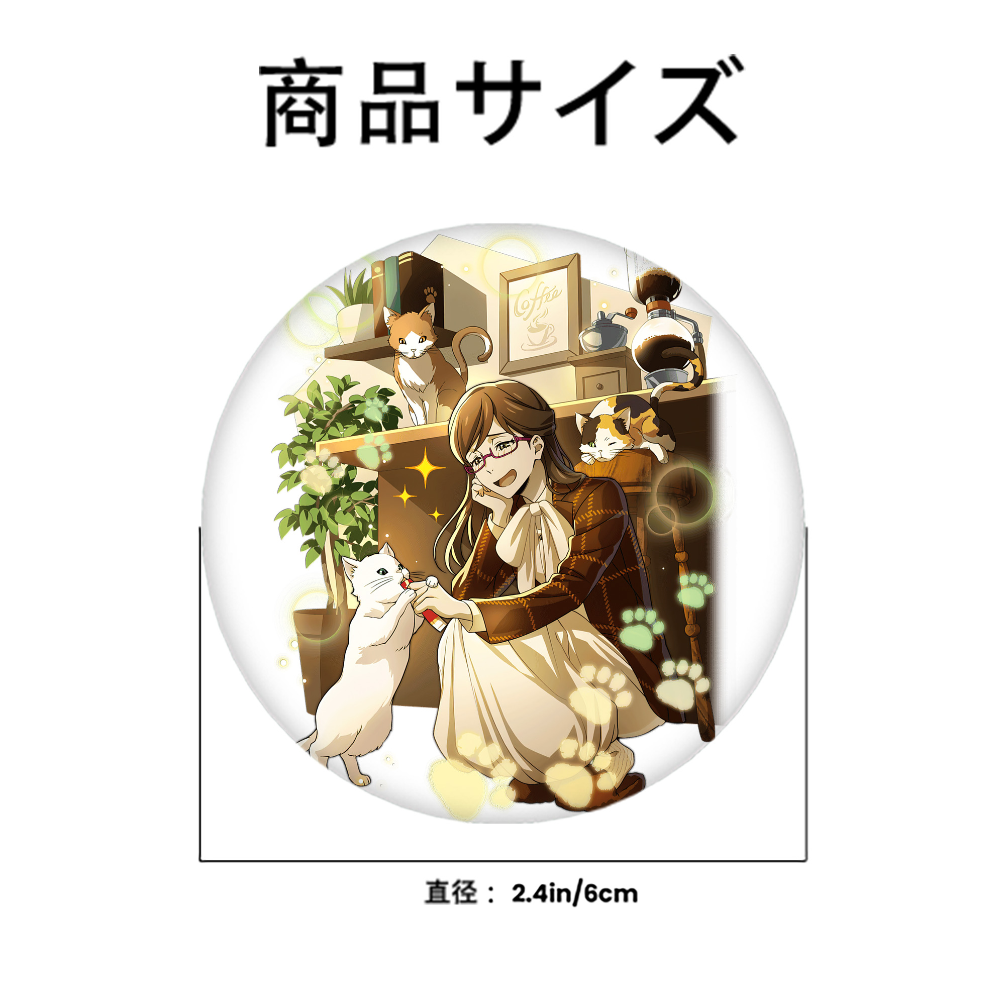 文豪ストレイドッグス Bungo Stray Dogs 6cm 缶バッジ 複数セット
