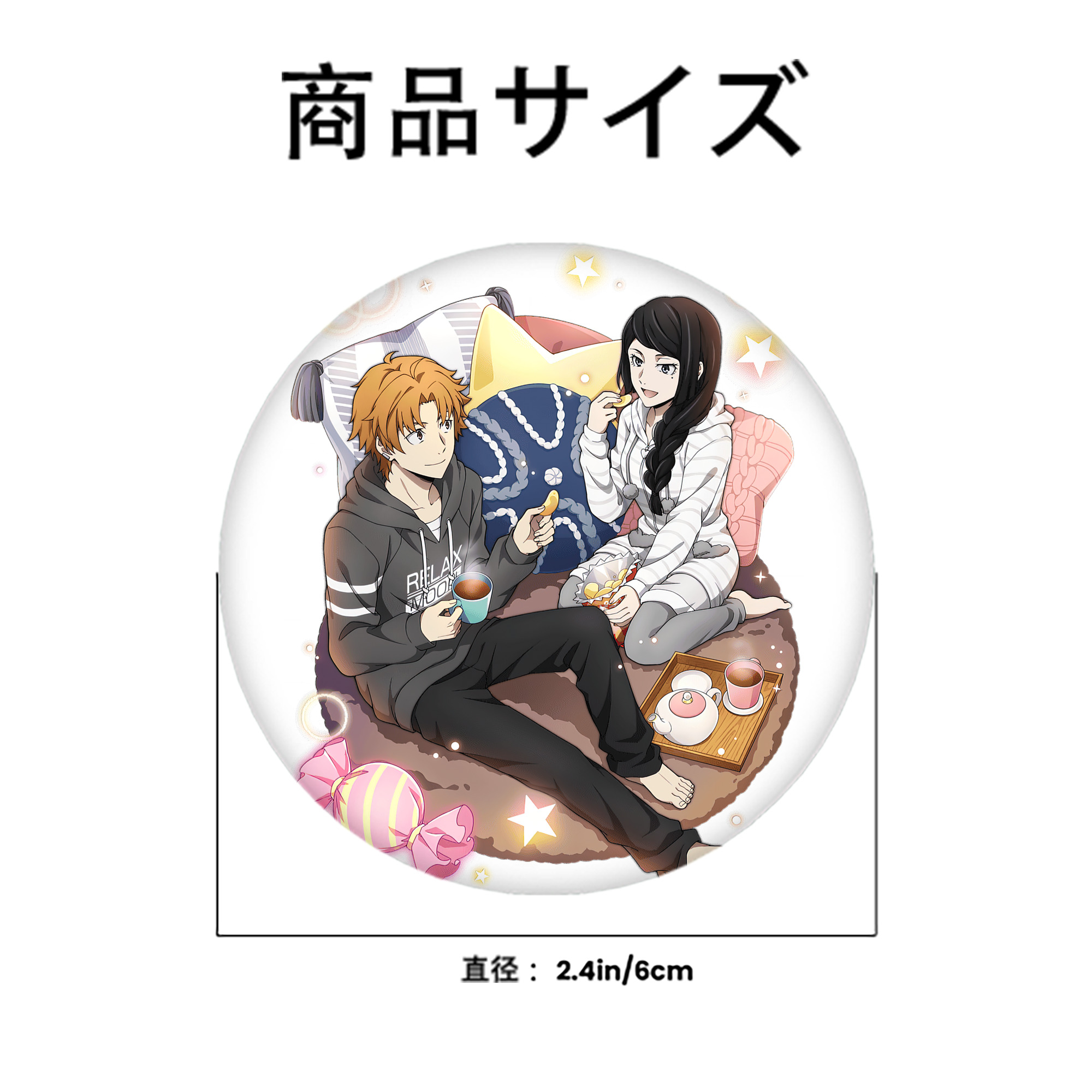 文豪ストレイドッグス Bungo Stray Dogs 6cm 缶バッジ 複数セット