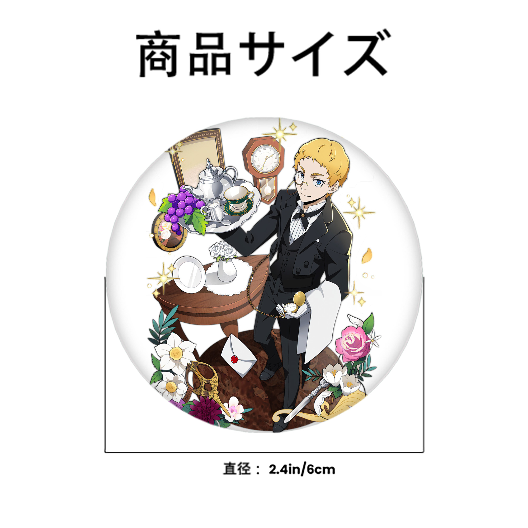文豪ストレイドッグス Bungo Stray Dogs 6cm 缶バッジ 複数セット