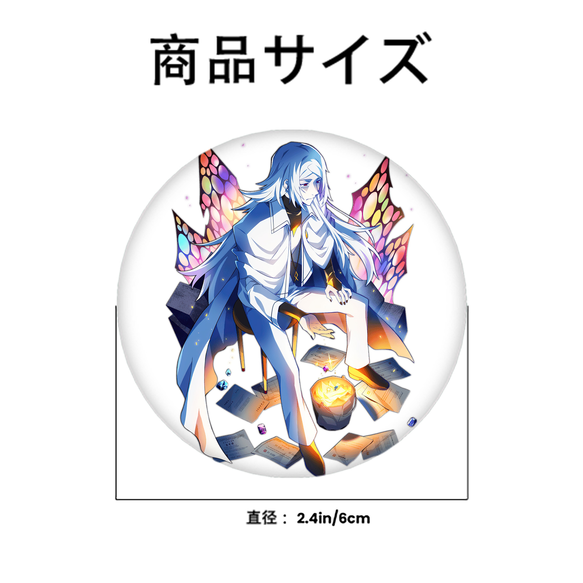 文豪ストレイドッグス Bungo Stray Dogs 6cm 缶バッジ 複数セット