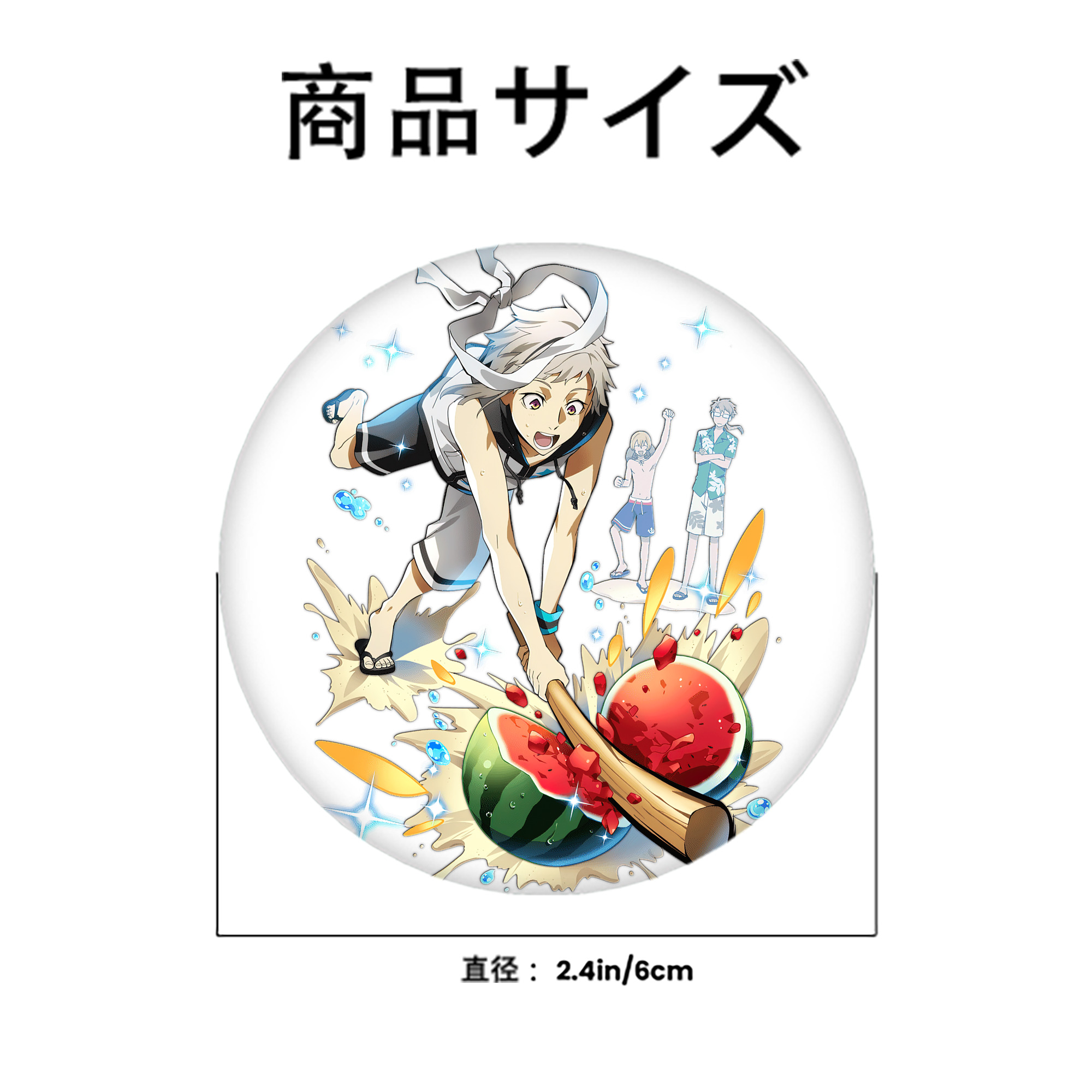 文豪ストレイドッグス Bungo Stray Dogs 6cm 缶バッジ 複数セット