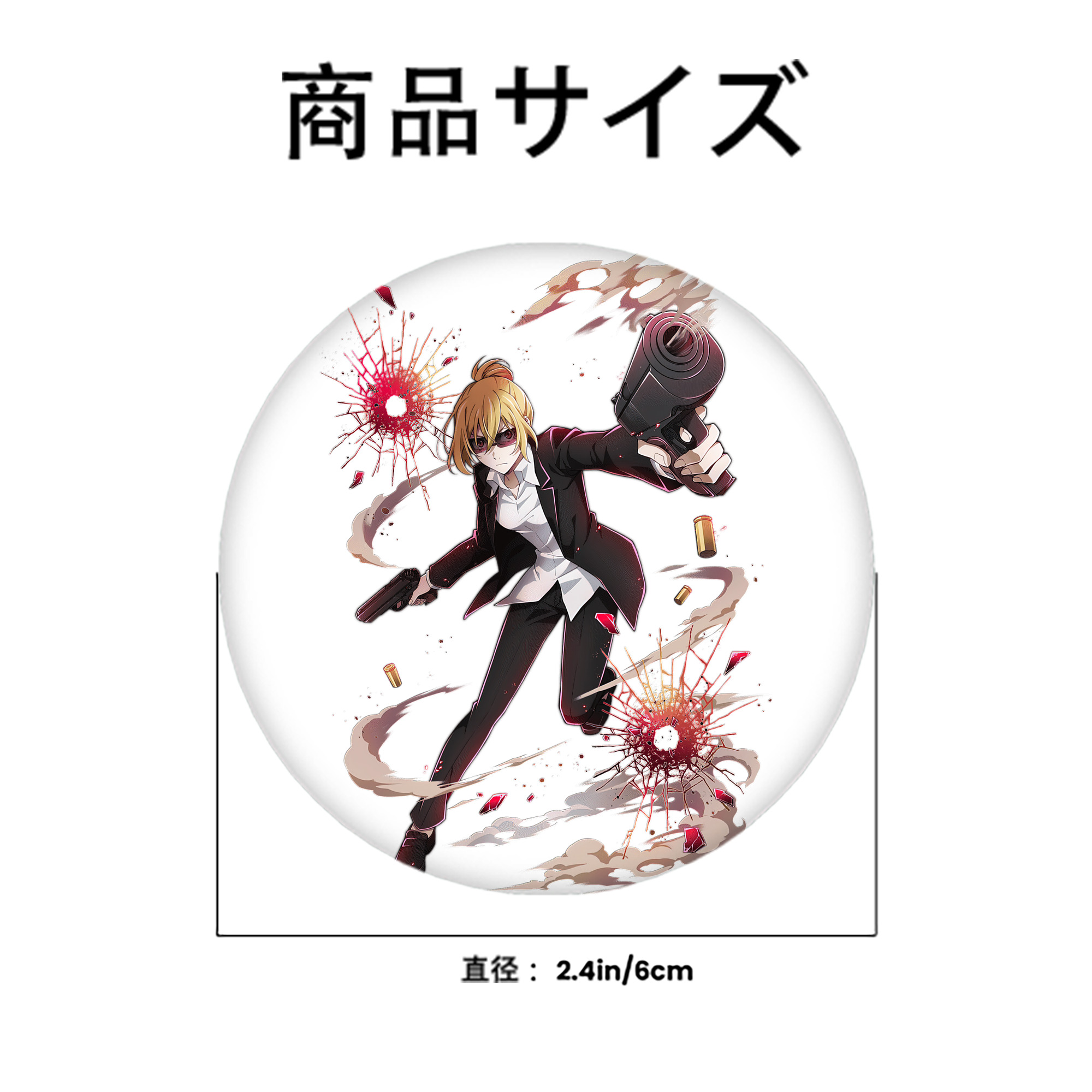 文豪ストレイドッグス Bungo Stray Dogs 6cm 缶バッジ 複数セット