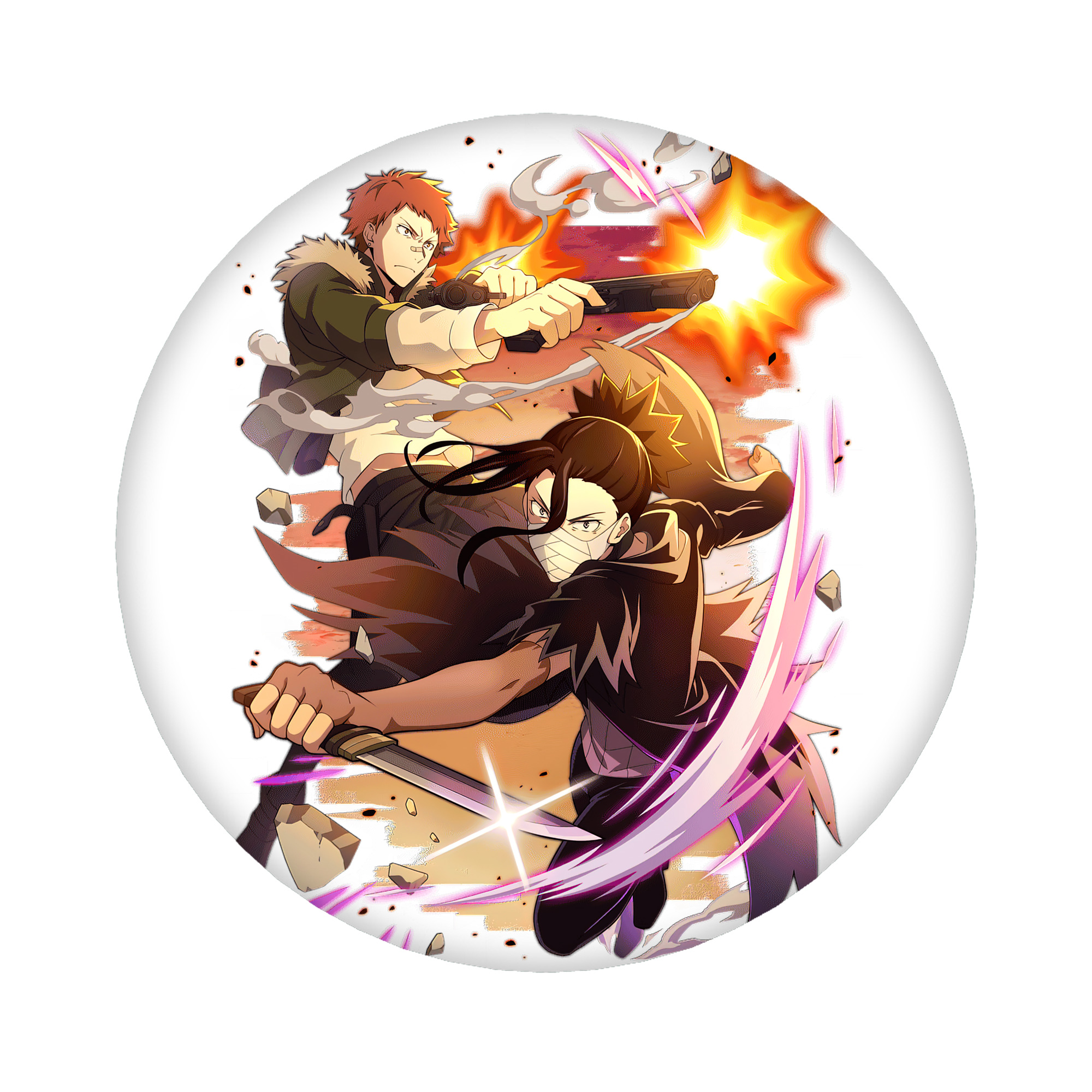 （画像用） 文豪ストレイドッグス Bungo Stray Dogs 6cm 缶バッジ 複数セット
