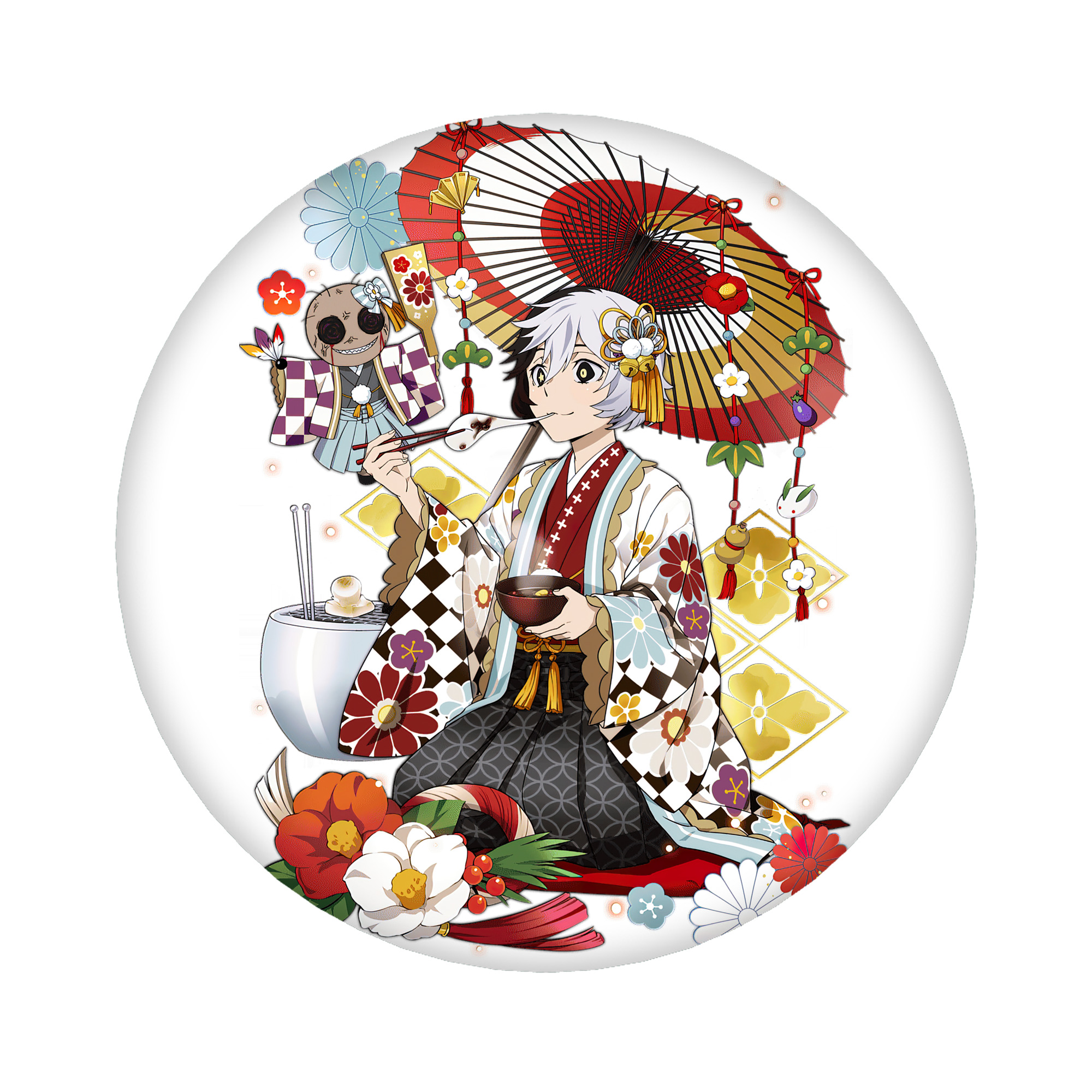 （画像用） 文豪ストレイドッグス Bungo Stray Dogs 6cm 缶バッジ 複数セット