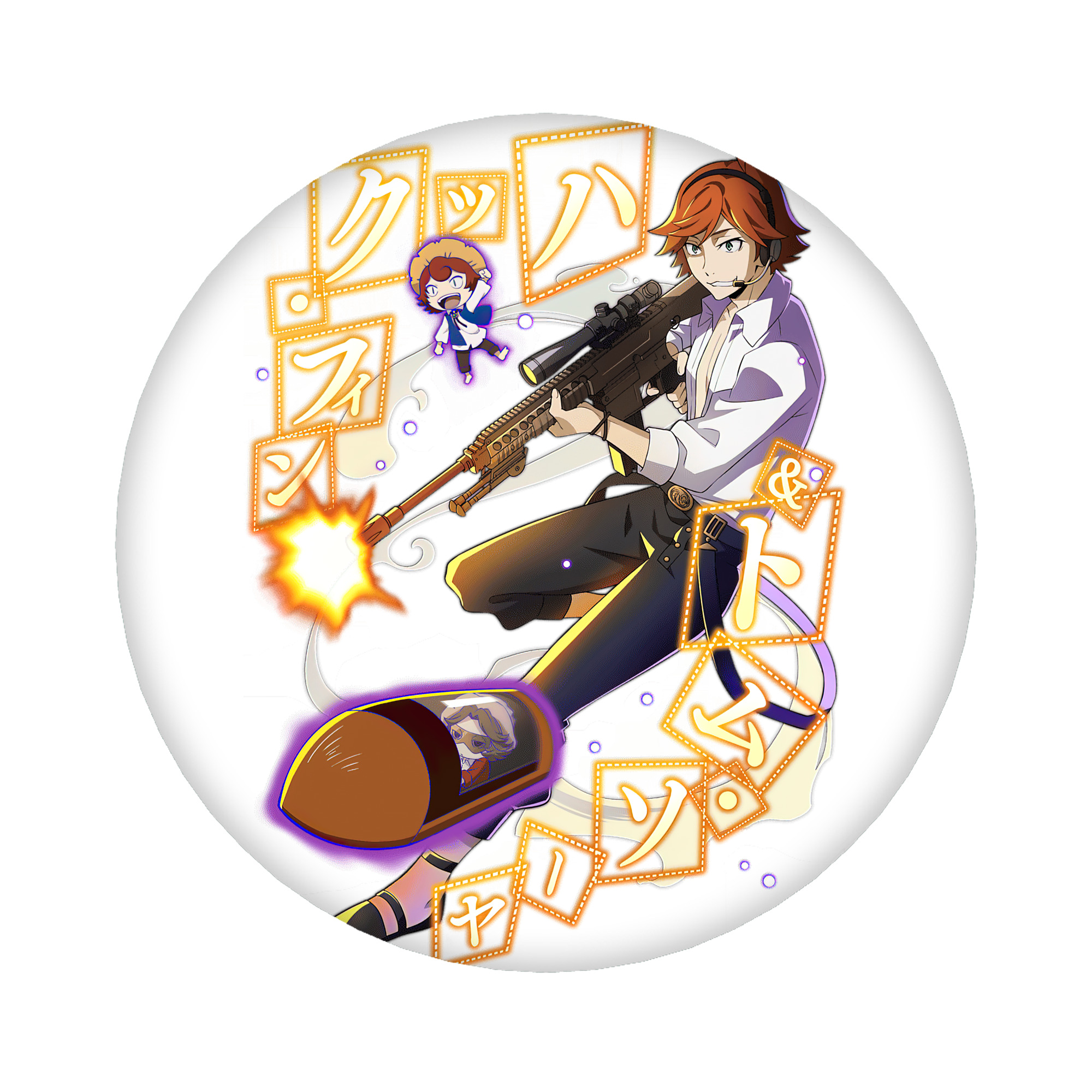 （画像用） 文豪ストレイドッグス Bungo Stray Dogs 6cm 缶バッジ 複数セット