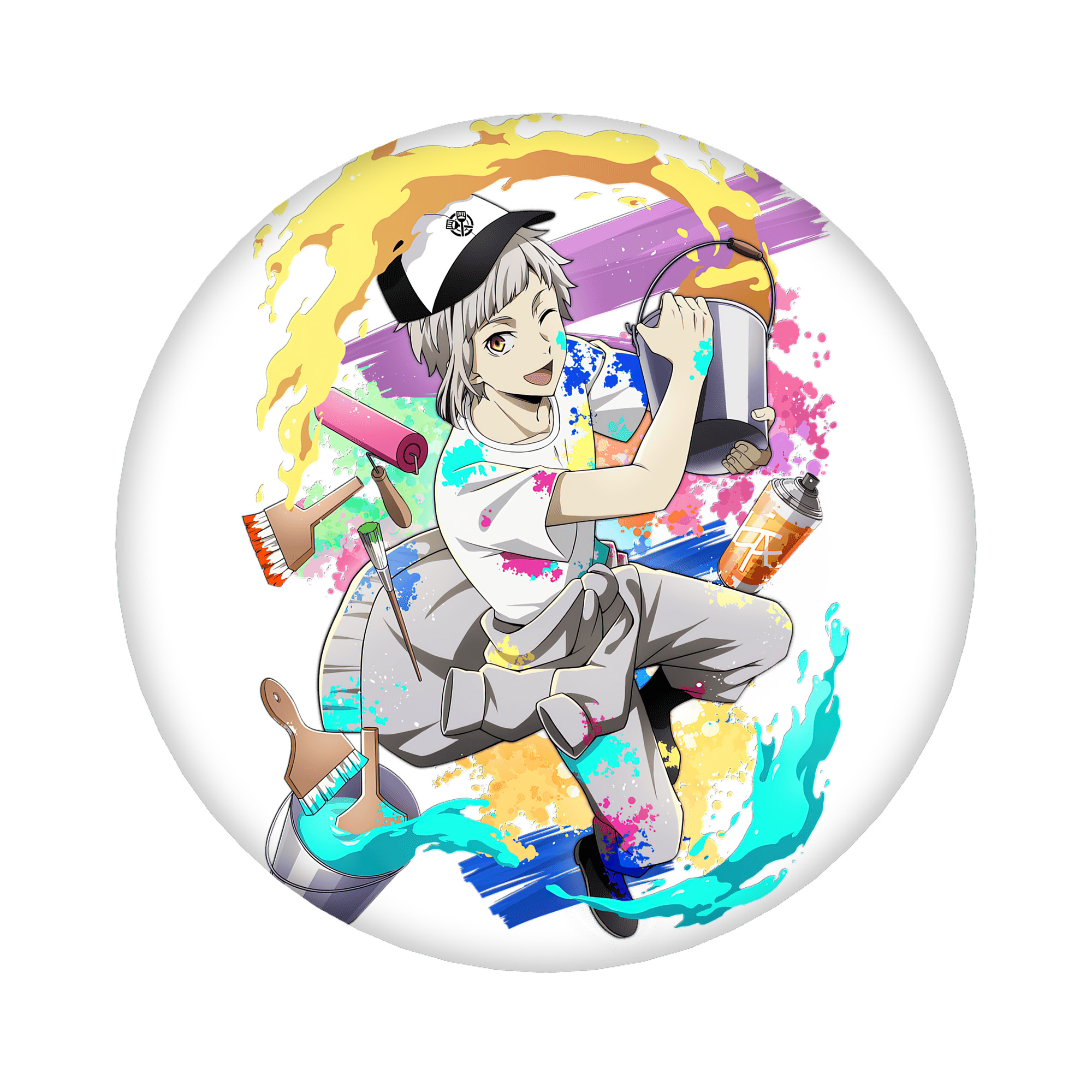 （画像用） 文豪ストレイドッグス Bungo Stray Dogs 6cm 缶バッジ 複数セット