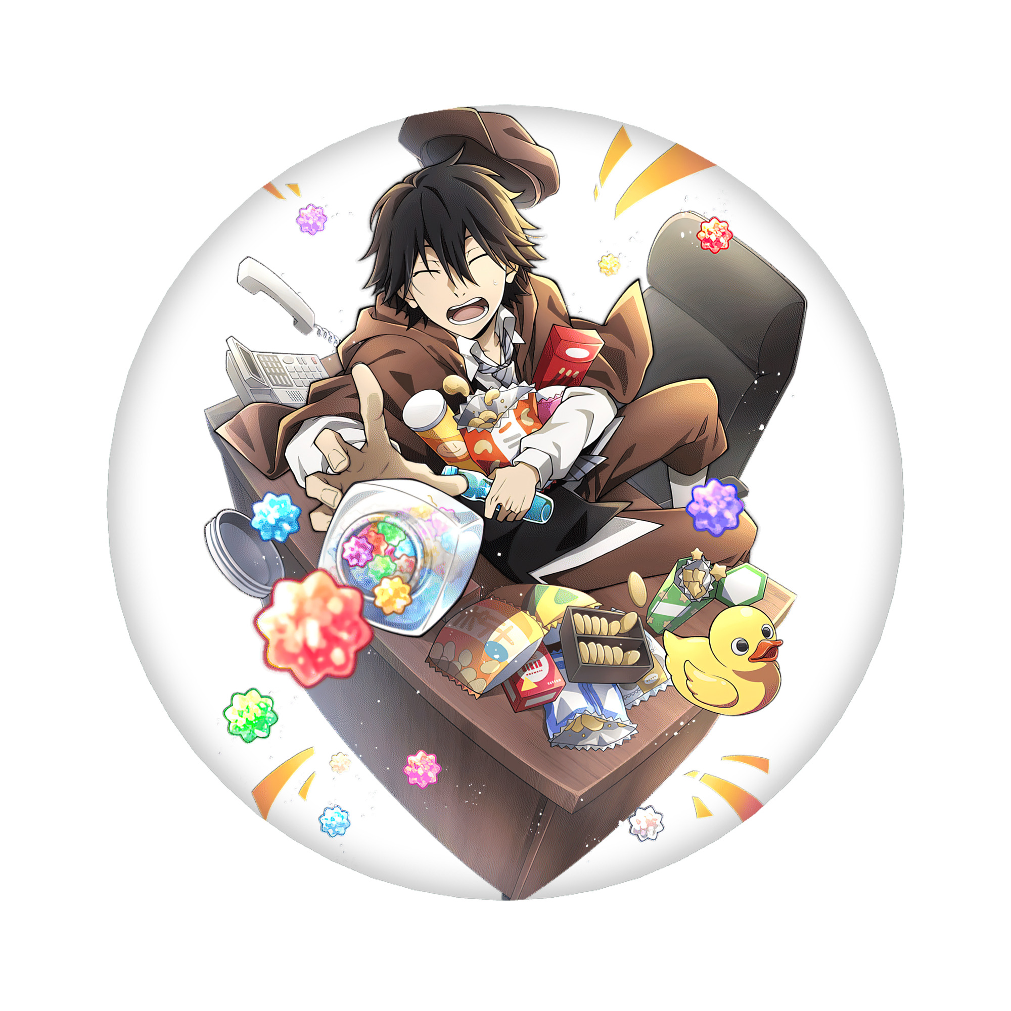 （画像用） 文豪ストレイドッグス Bungo Stray Dogs 6cm 缶バッジ 複数セット