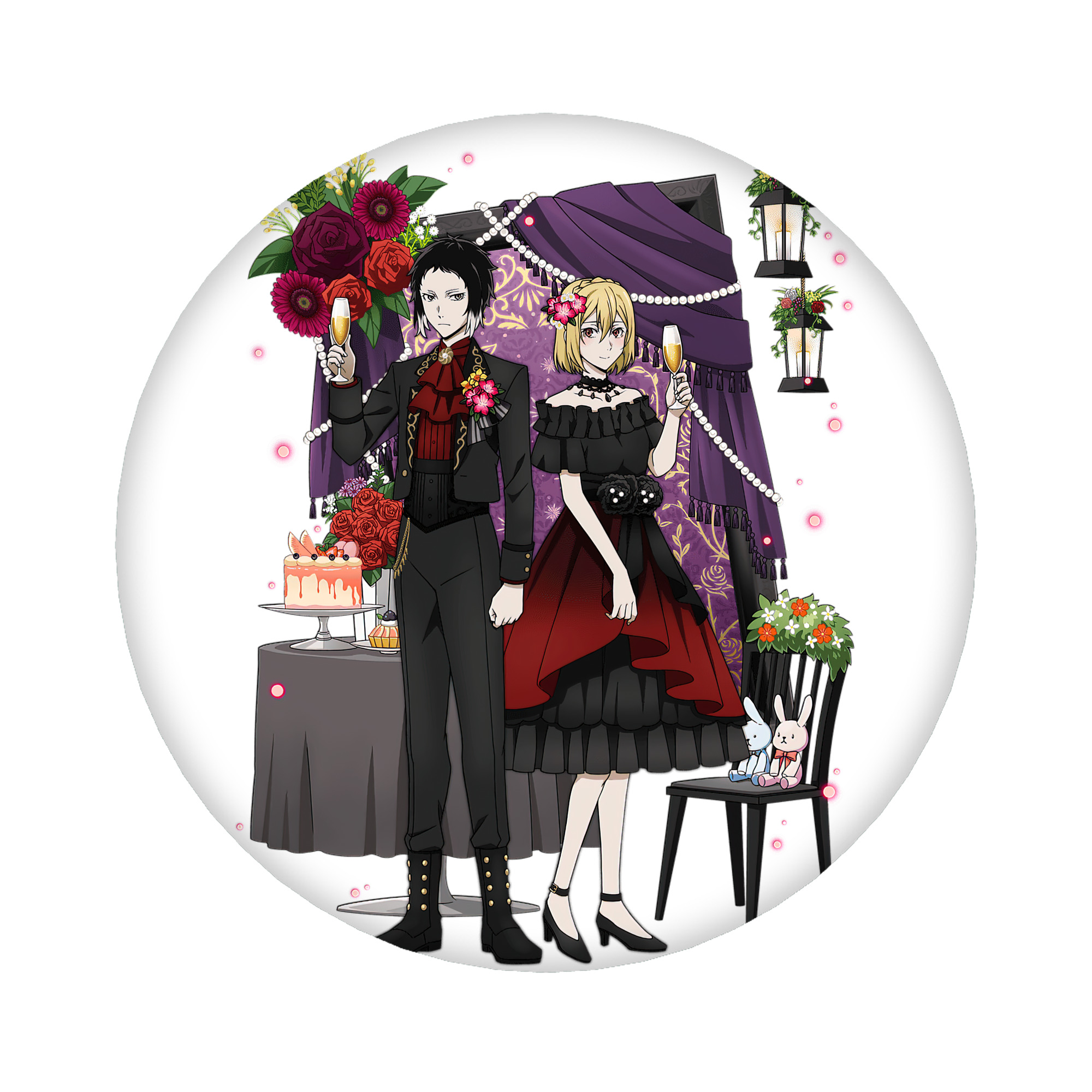（画像用） 文豪ストレイドッグス Bungo Stray Dogs 6cm 缶バッジ 複数セット