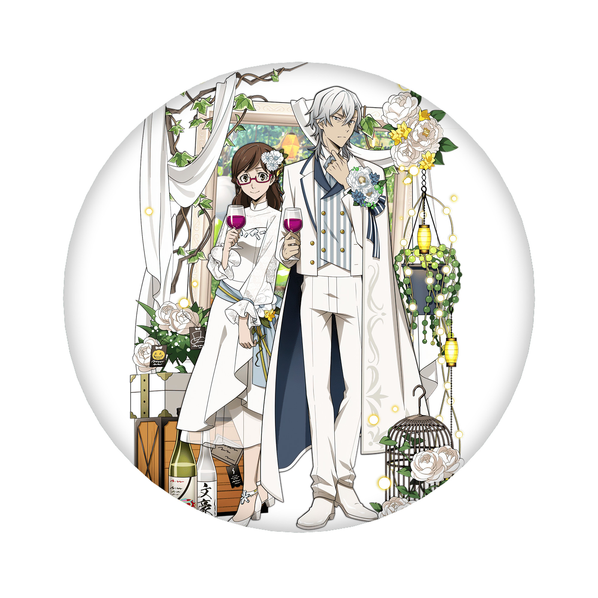 （画像用） 文豪ストレイドッグス Bungo Stray Dogs 6cm 缶バッジ 複数セット