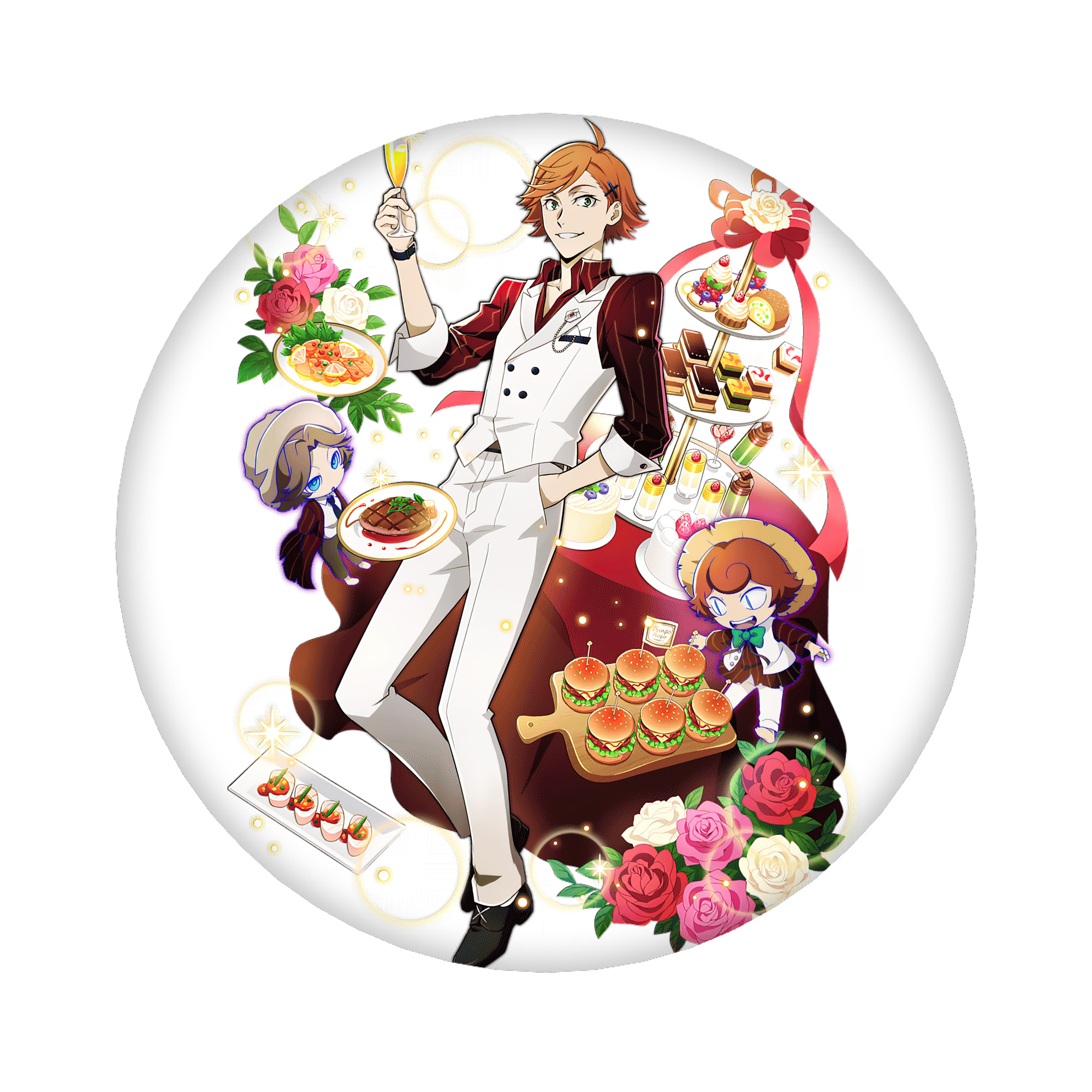 （画像用） 文豪ストレイドッグス Bungo Stray Dogs 6cm 缶バッジ 複数セット