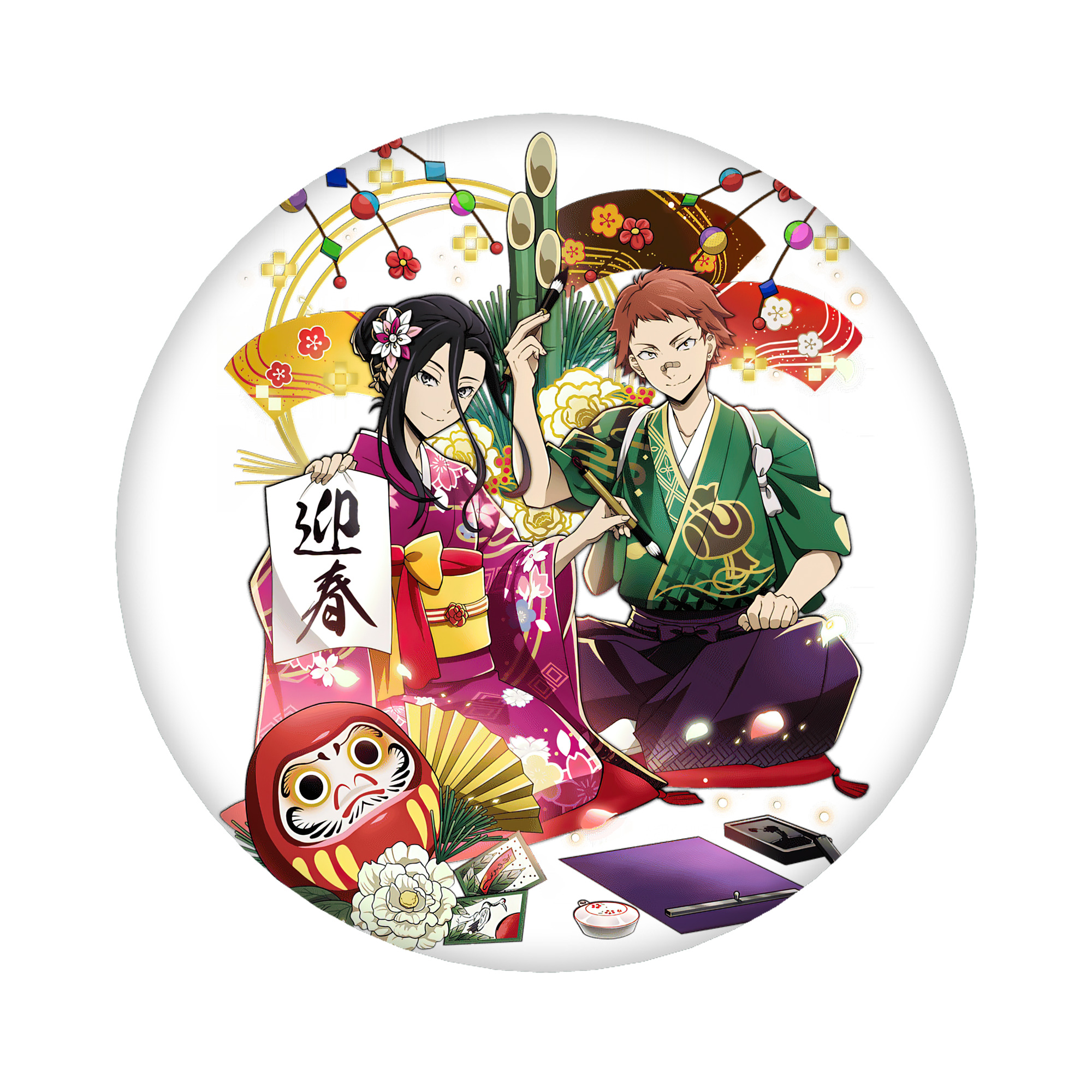 （画像用） 文豪ストレイドッグス Bungo Stray Dogs 6cm 缶バッジ 複数セット