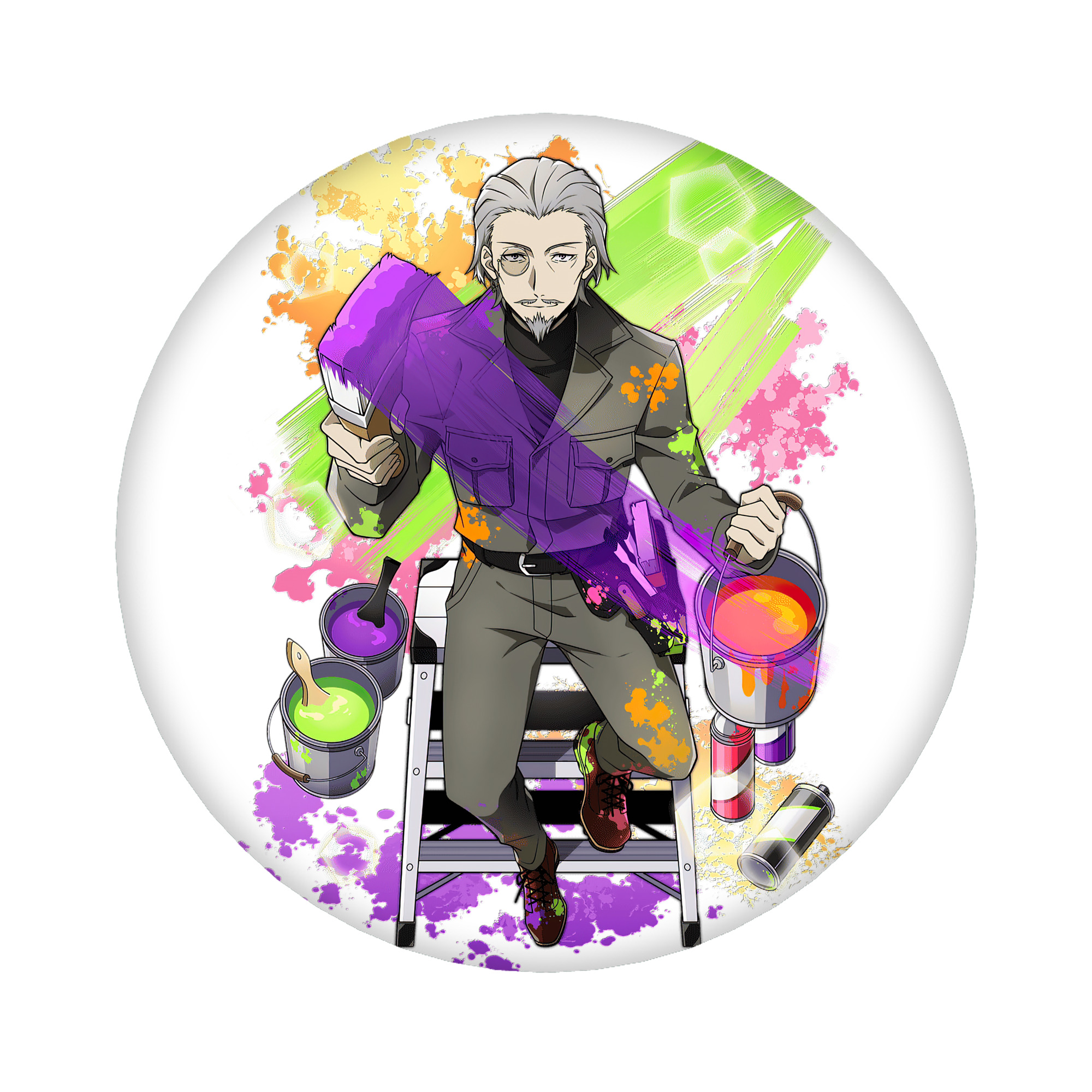 （画像用） 文豪ストレイドッグス Bungo Stray Dogs 6cm 缶バッジ 複数セット