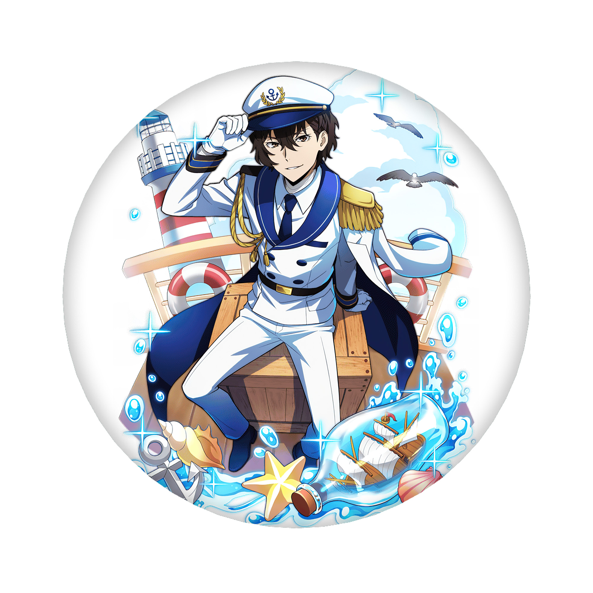 （画像用） 文豪ストレイドッグス Bungo Stray Dogs 6cm 缶バッジ 複数セット
