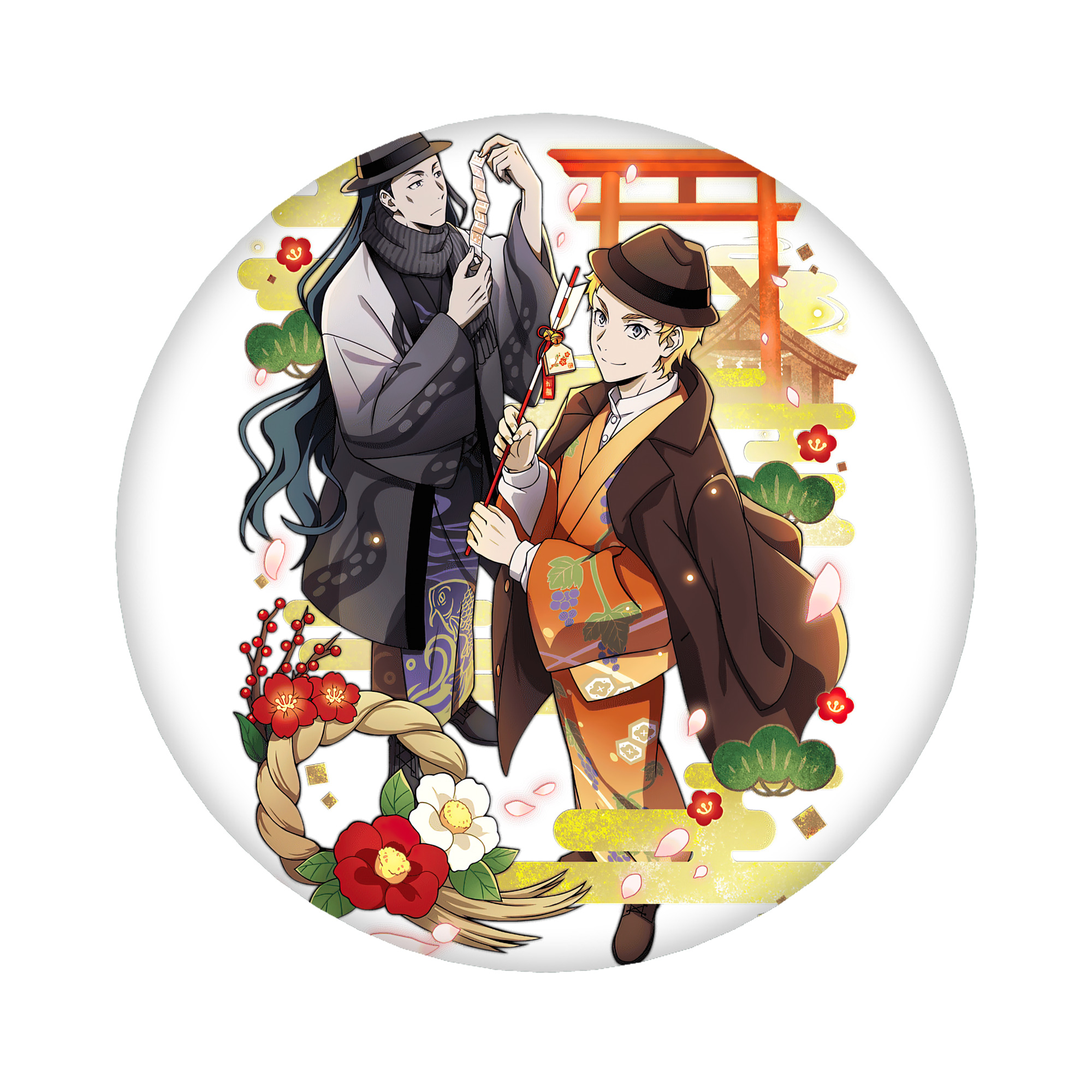 （画像用） 文豪ストレイドッグス Bungo Stray Dogs 6cm 缶バッジ 複数セット