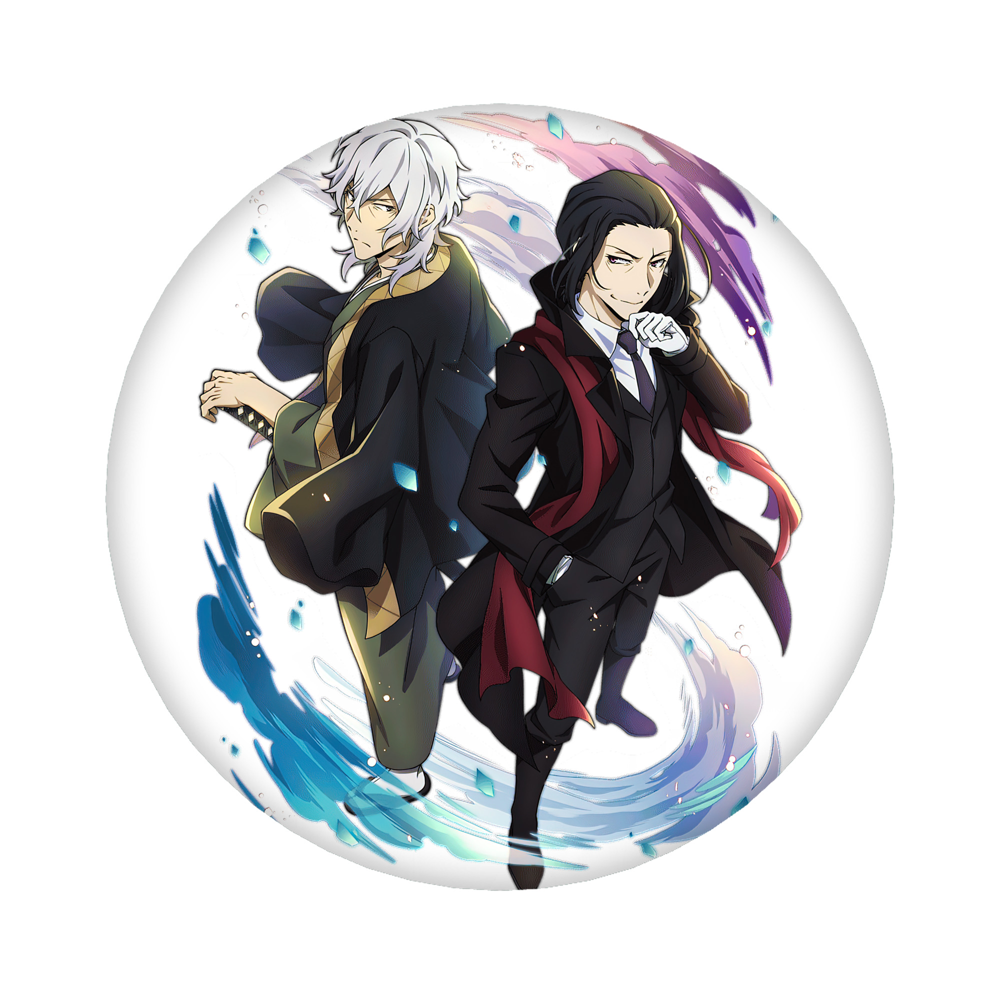 （画像用） 文豪ストレイドッグス Bungo Stray Dogs 6cm 缶バッジ 複数セット