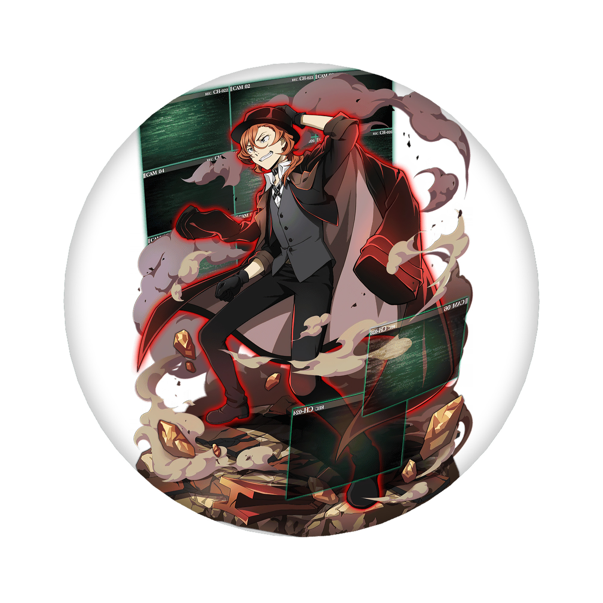 （画像用） 文豪ストレイドッグス Bungo Stray Dogs 6cm 缶バッジ 複数セット