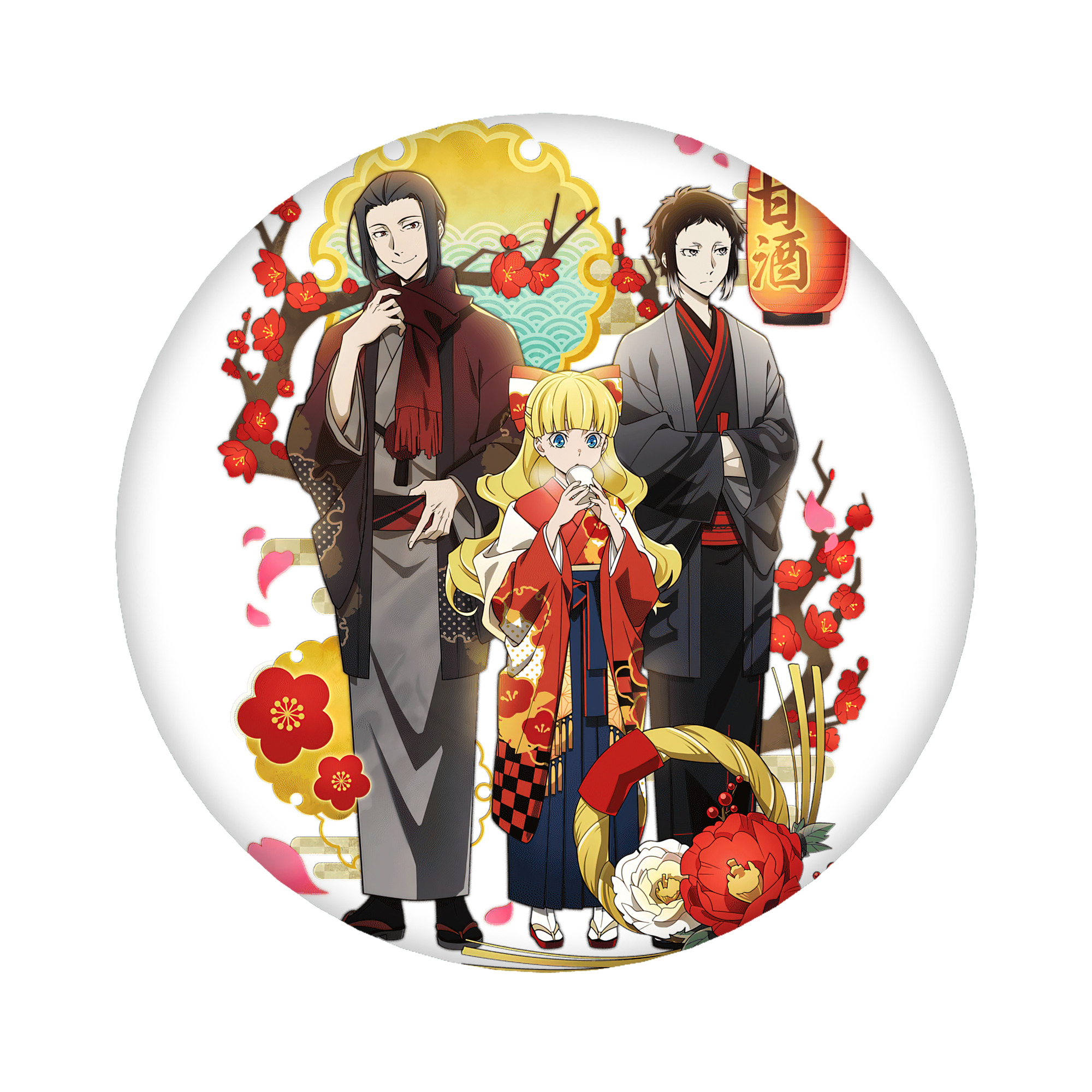 （画像用） 文豪ストレイドッグス Bungo Stray Dogs 6cm 缶バッジ 複数セット