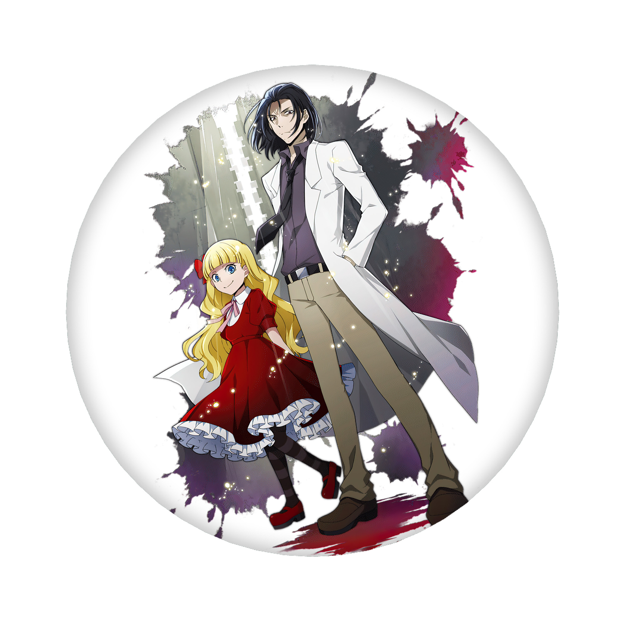 （画像用） 文豪ストレイドッグス Bungo Stray Dogs 6cm 缶バッジ 複数セット
