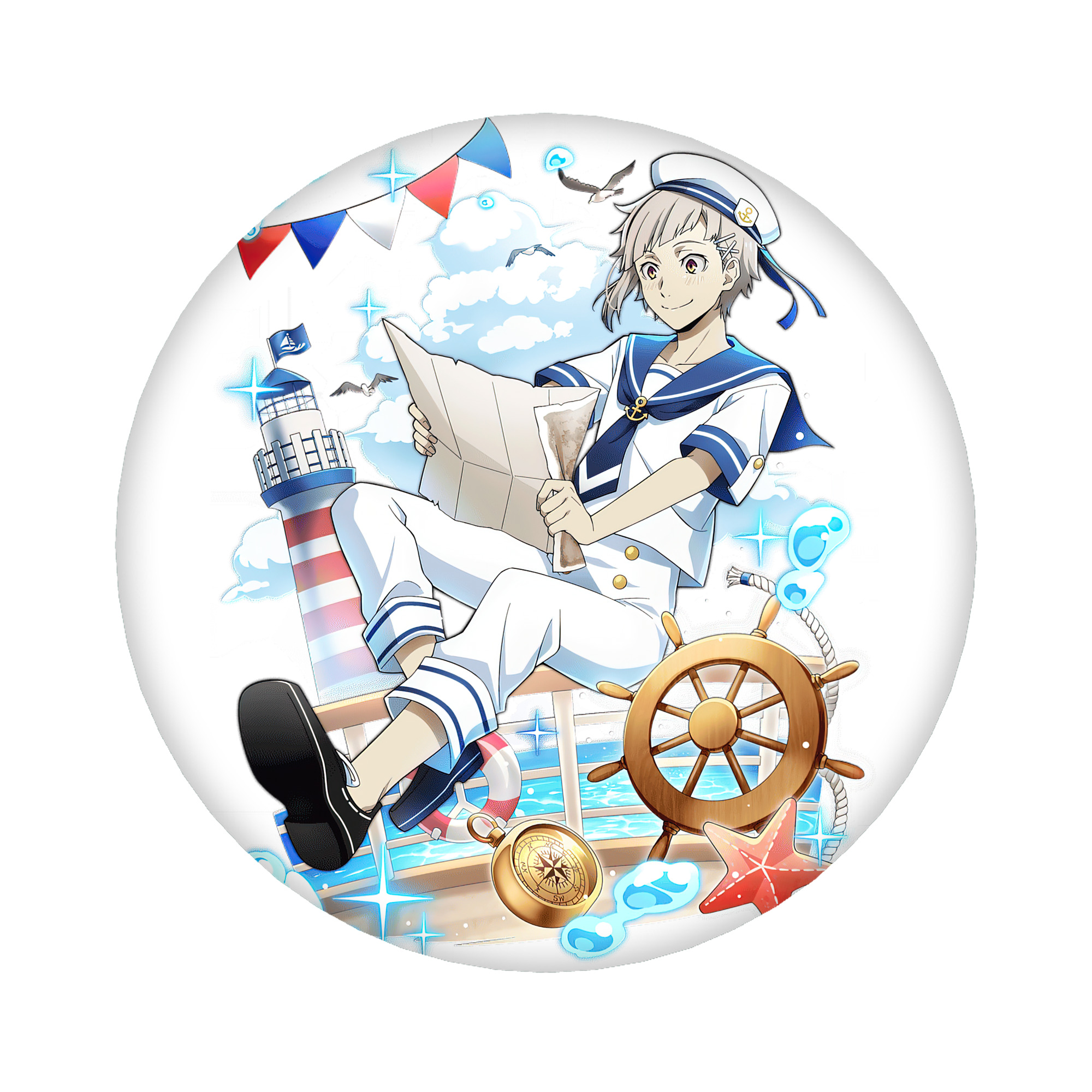 （画像用） 文豪ストレイドッグス Bungo Stray Dogs 6cm 缶バッジ 複数セット